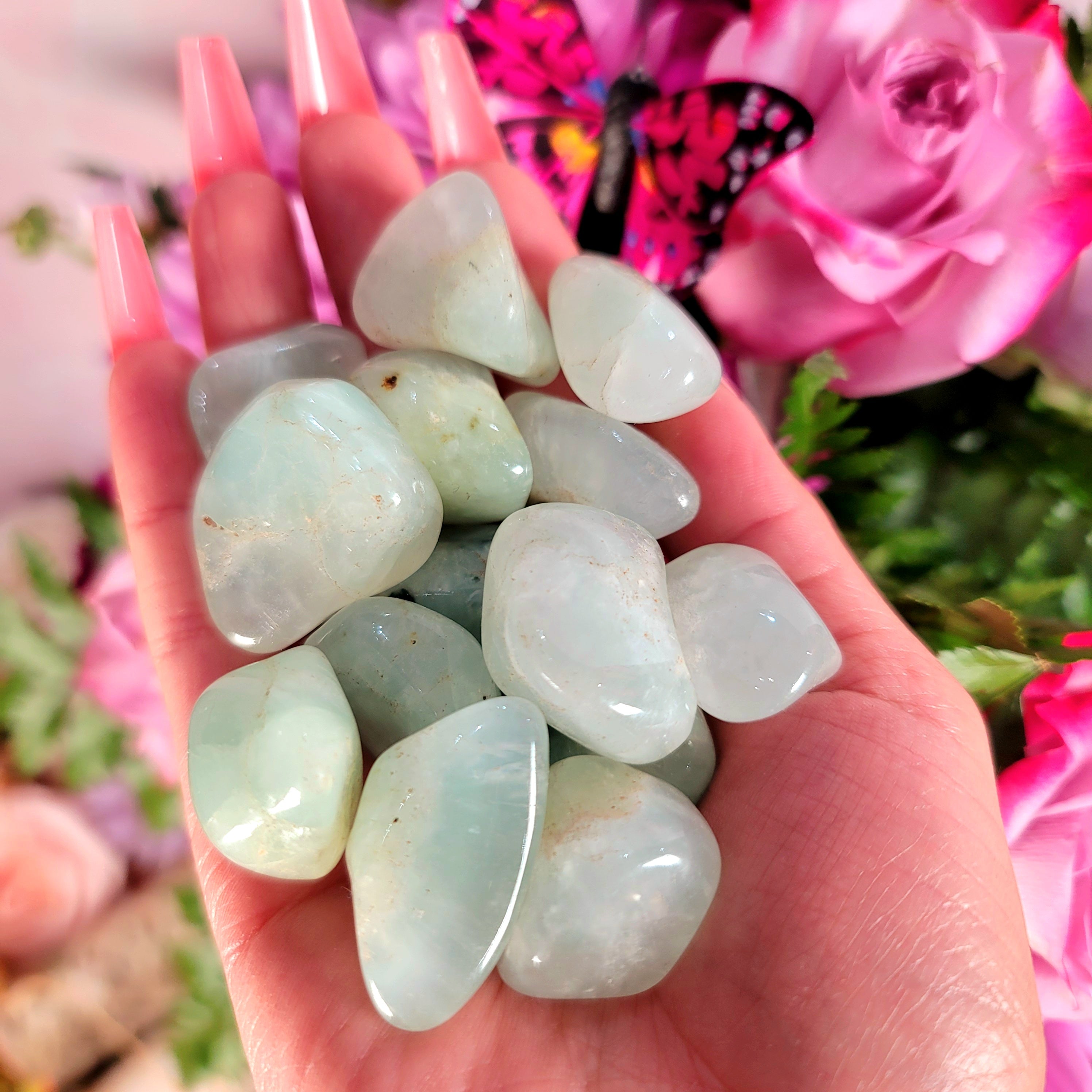 Prehnite Tumble for Peace and Support through times of Change
