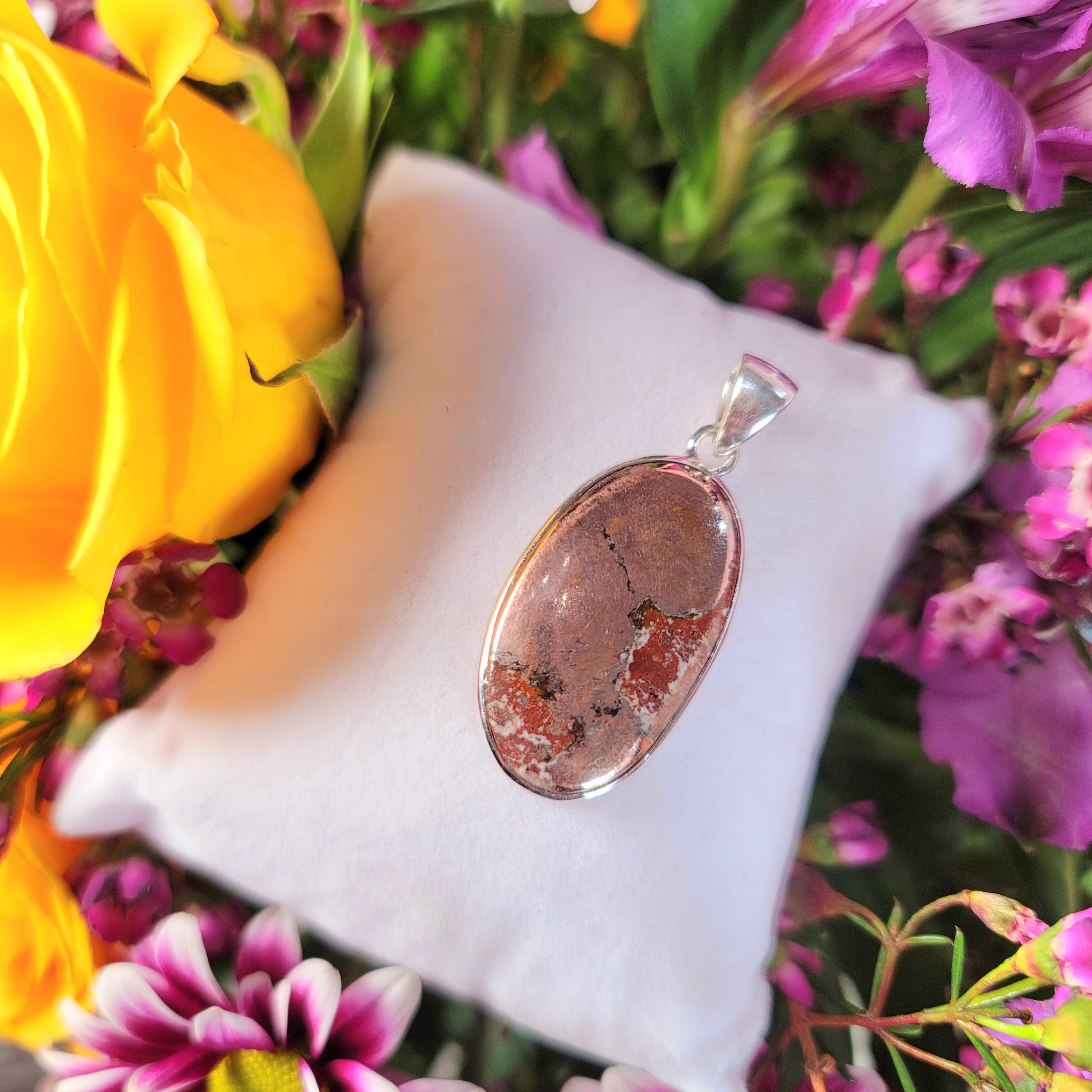 Copper with Dolomite Pendant for Manifesting through Visualization and Breaking through Energetic Blockages