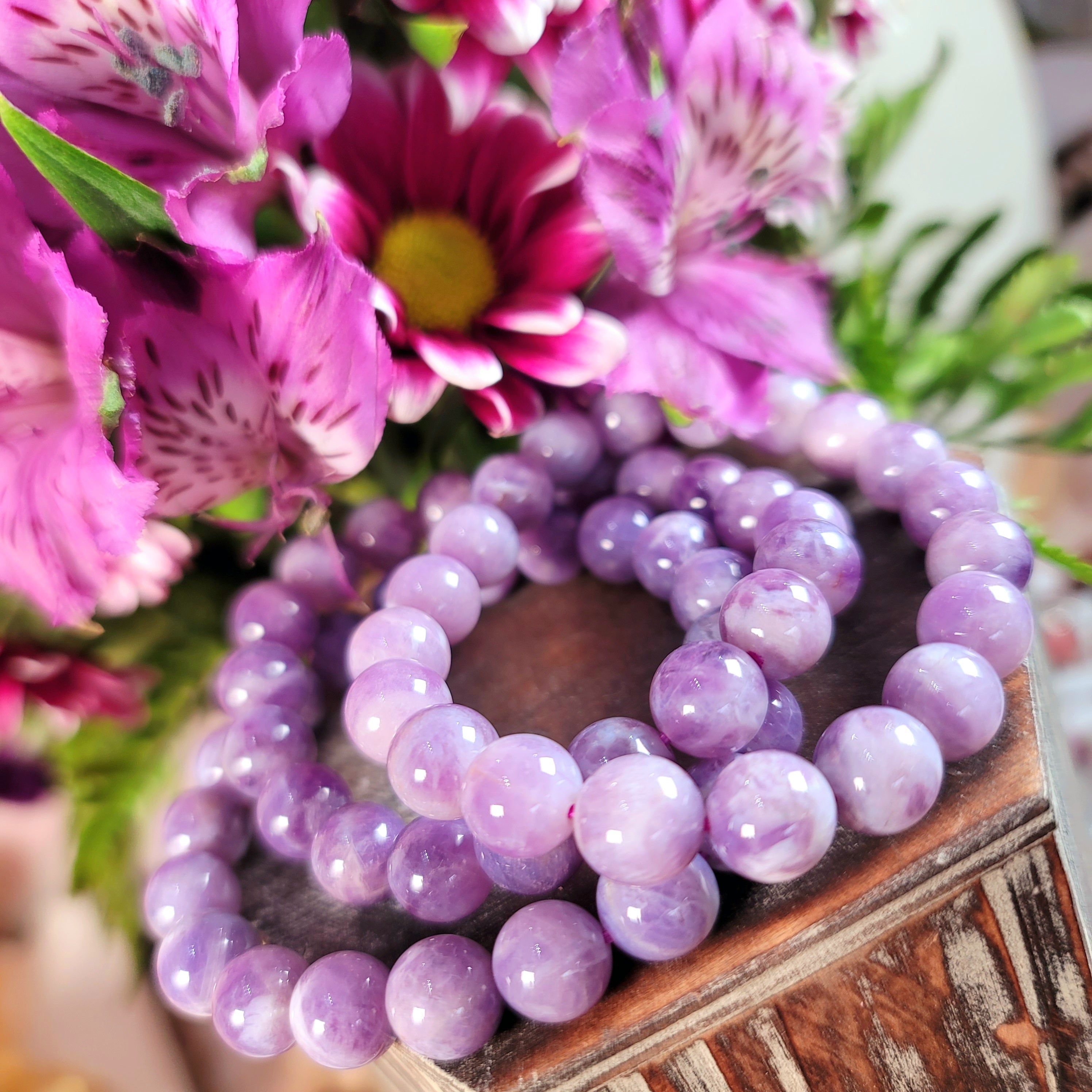 Lavender Jade Bracelet for Acceptance and Serenity