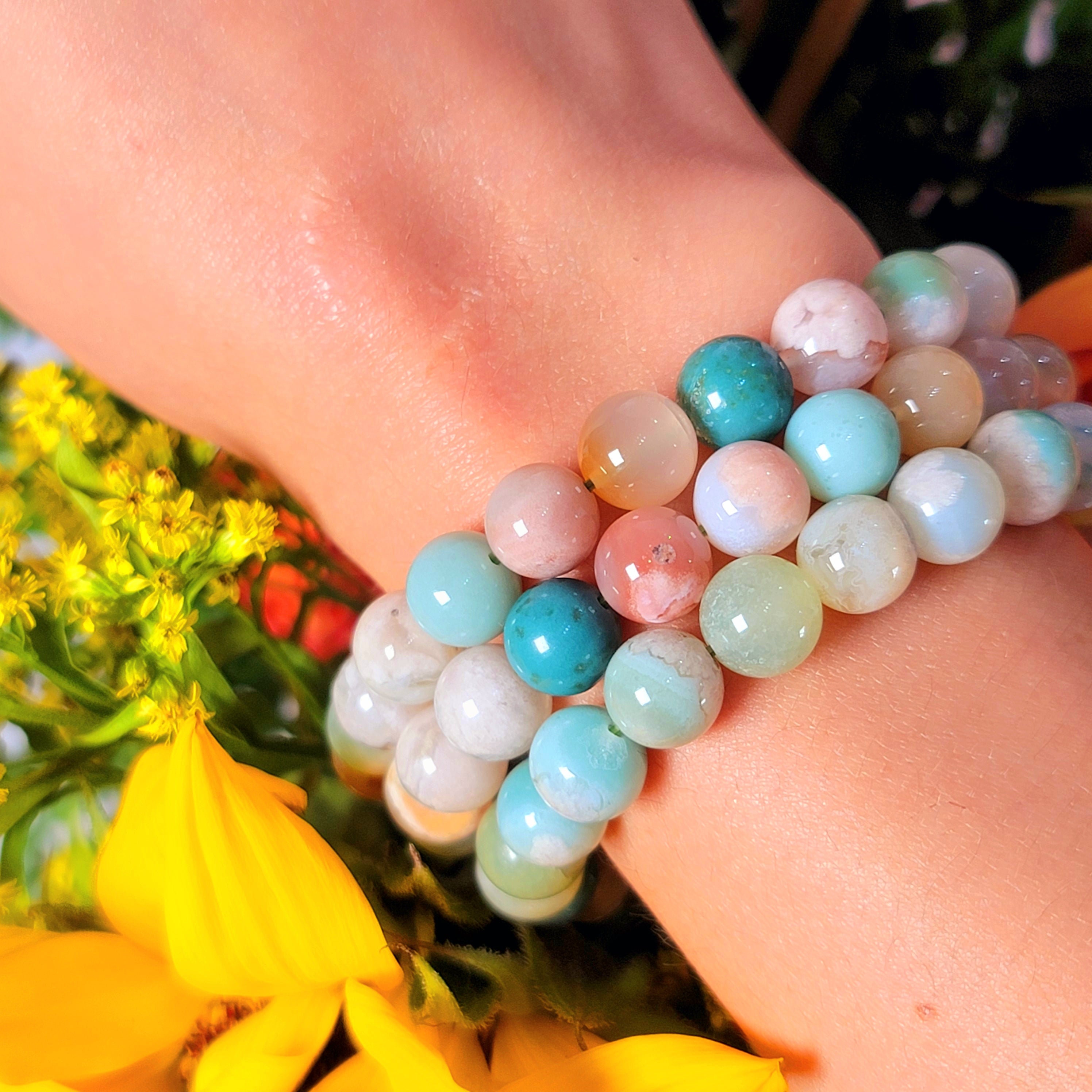 Flower Agate Bracelet (High Quality) for Blossoming into your Full Potential