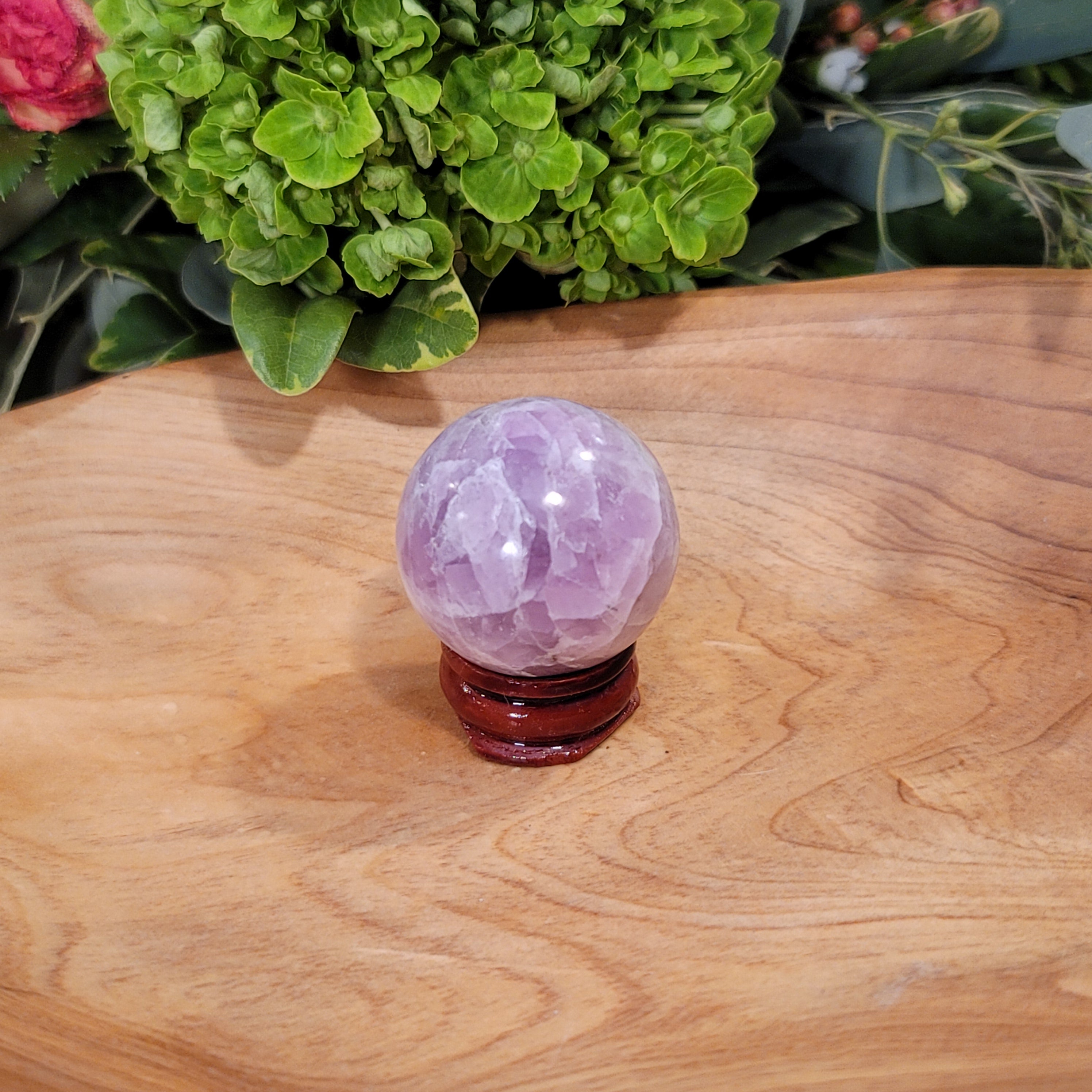 Kunzite Sphere for Emotional, Family Healing and Opening Your Heart to Love