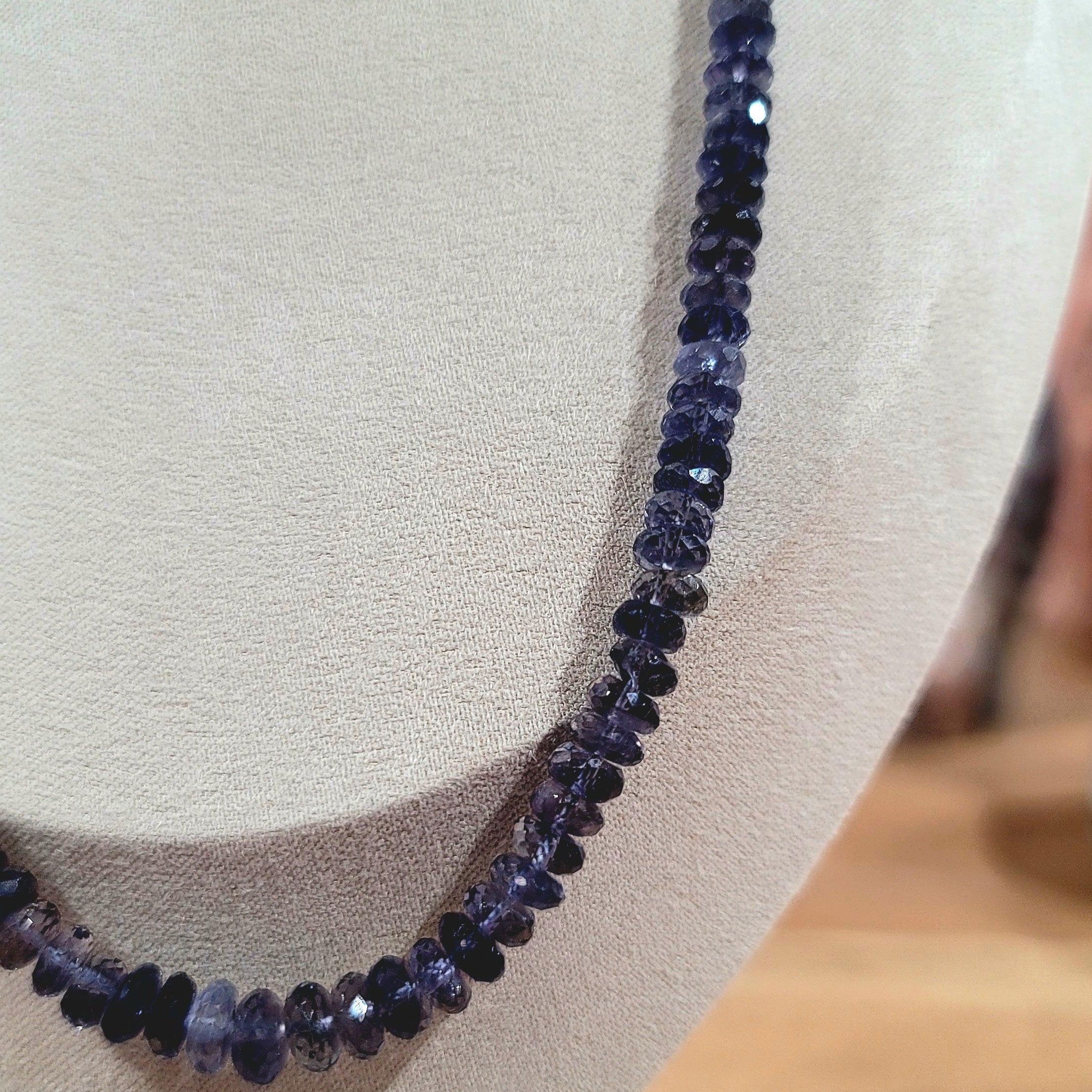 Iolite Necklace for Sharp Intuition & Visions