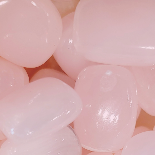 Pink Calcite Tumble for Compassion, Conflict Resolution and Emotional Healing