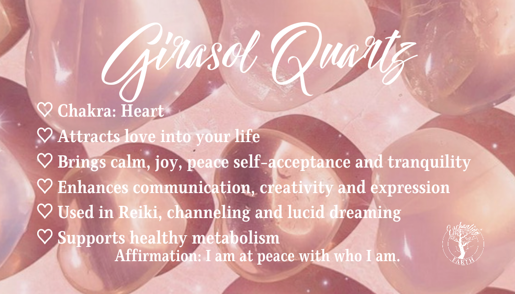 Girasol Quartz Bracelet for Attracting Love, Joy and Self Acceptance