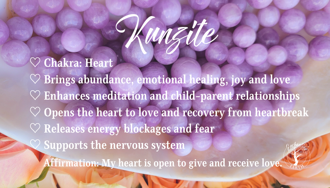 Kunzite Pendant for Emotional, Family Healing and Opening Your Heart to Love