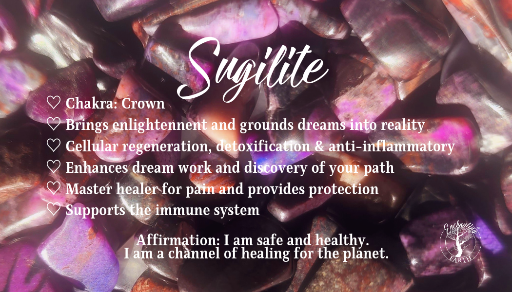 Sugilite Bracelet for Grounding your Dreams into Reality and Powerful Healing