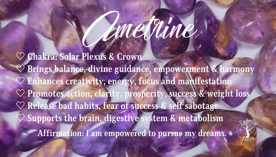 Ametrine Heart Bracelet (AAA Grade) for Action & Empowerment to Pursue Your Dreams