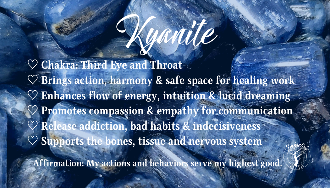 Kyanite Harmonizer for Speaking your Truth and Overcoming Addiction
