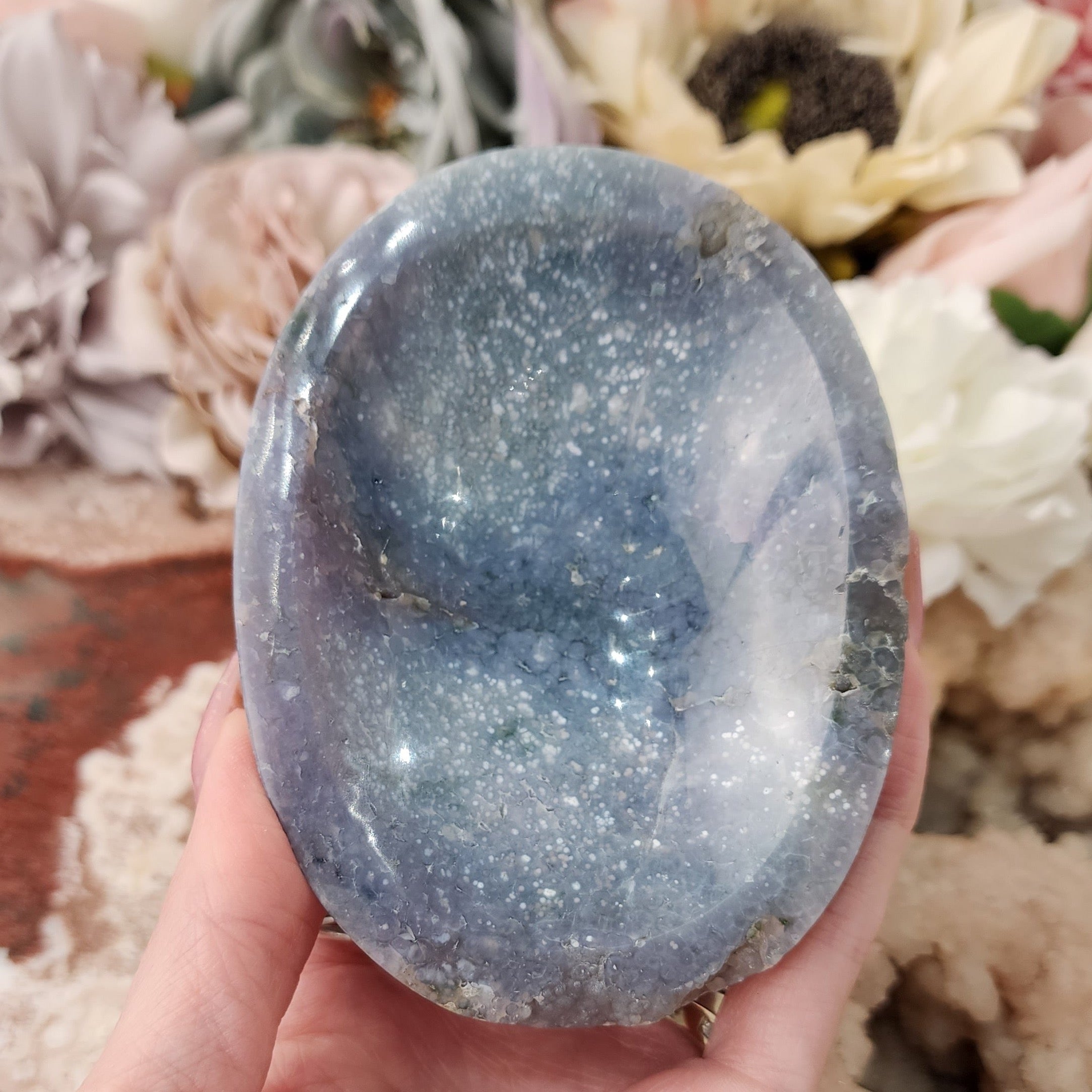 Grape Agate Bowl for Dream Recall and Guidance