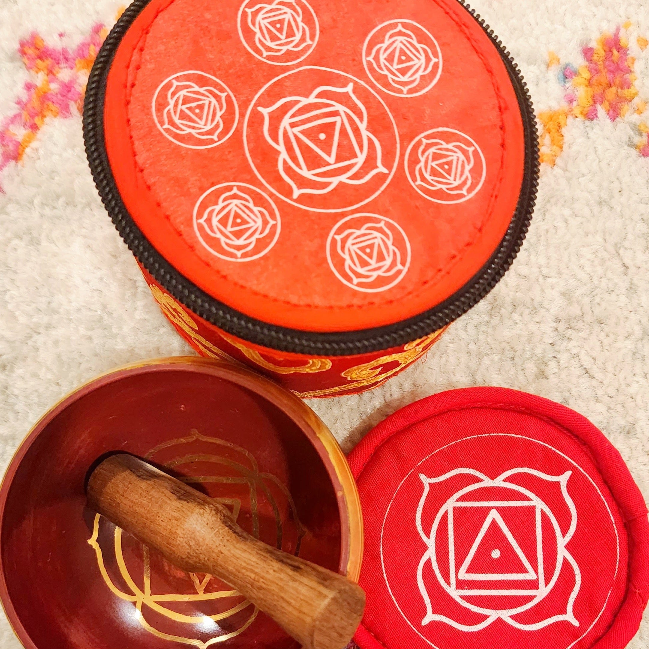 Chakra Singing Bowl Set for Meditation and Sound Healing