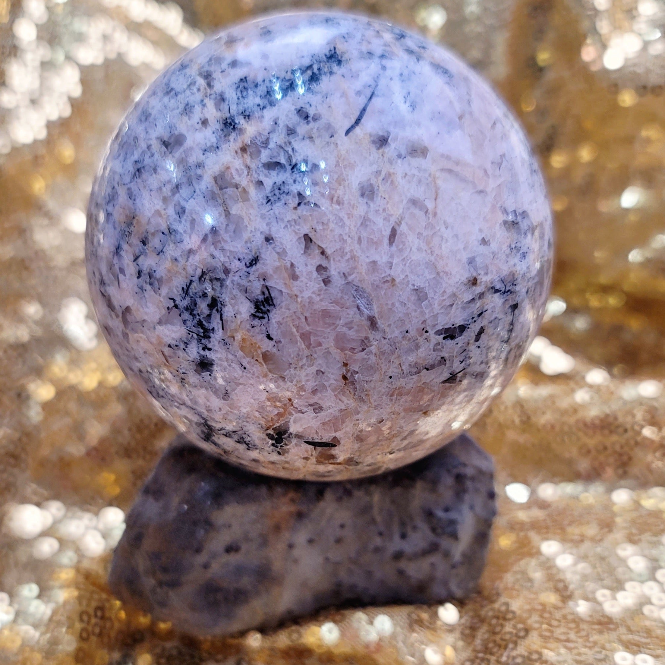 Earth Euphoralite Sphere for Grounding, Strength, Health, Awareness and Earth Connection