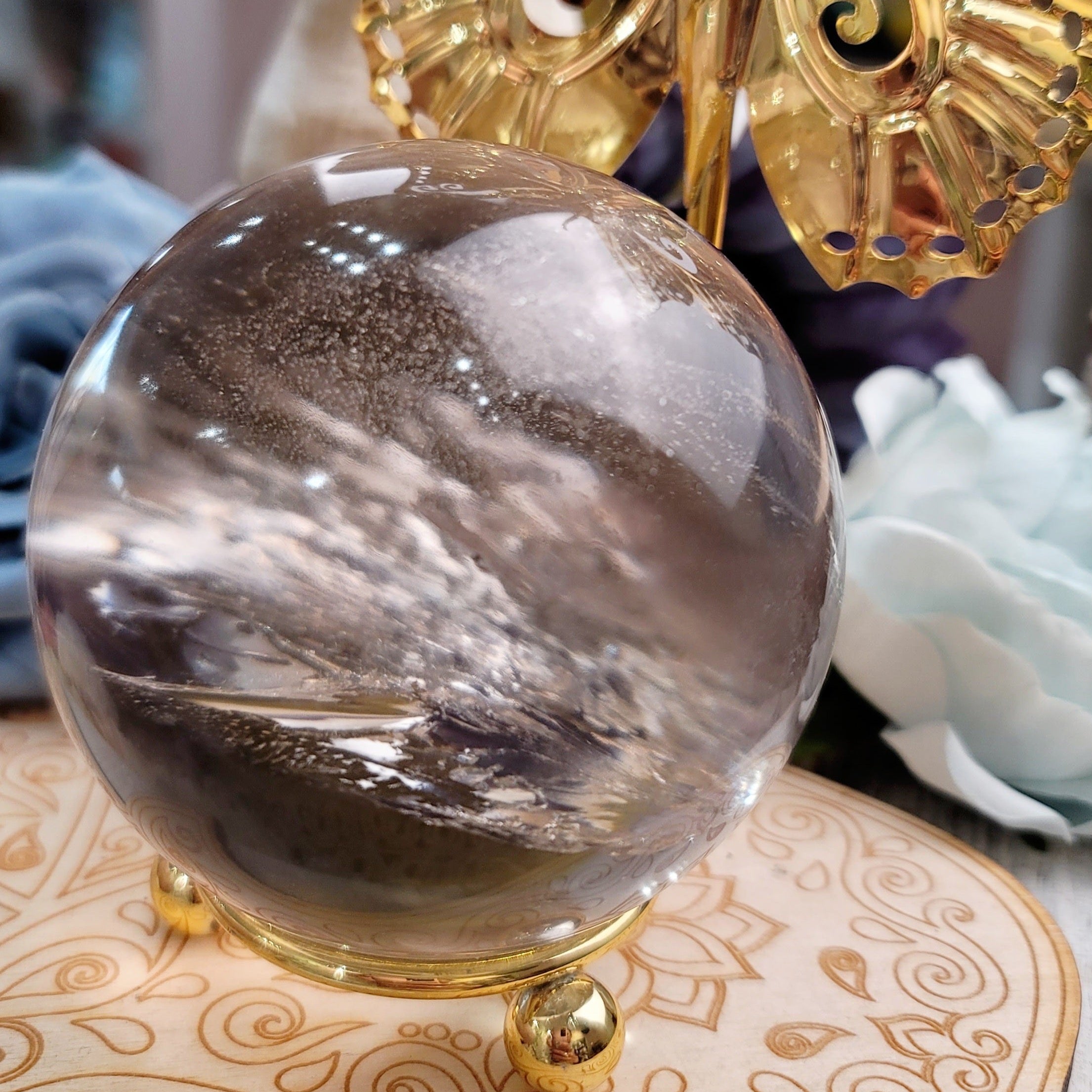 Himalayan Quartz Sphere for Stronger Higher Guidance
