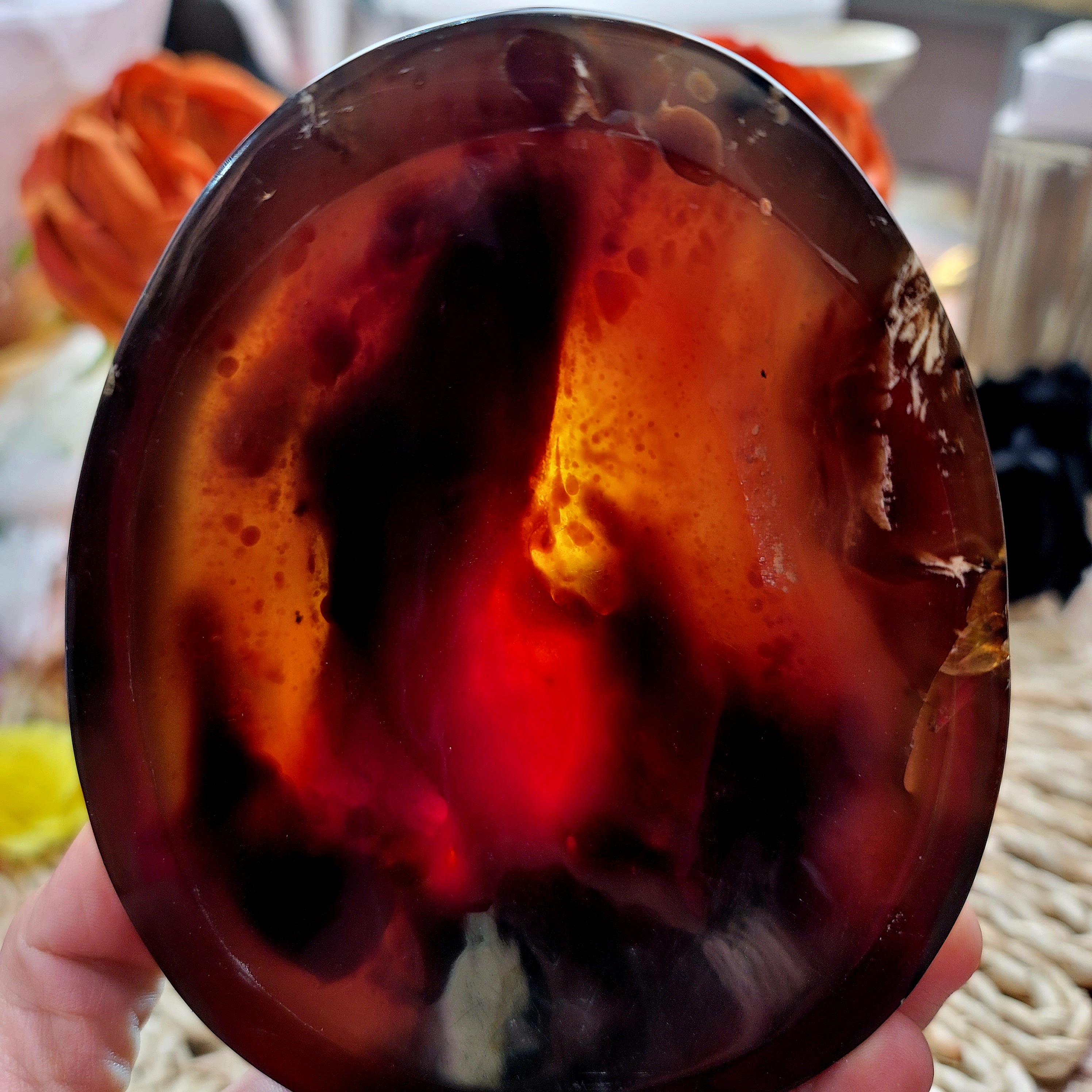 Amber Bowl for Healing, Joy and Protection