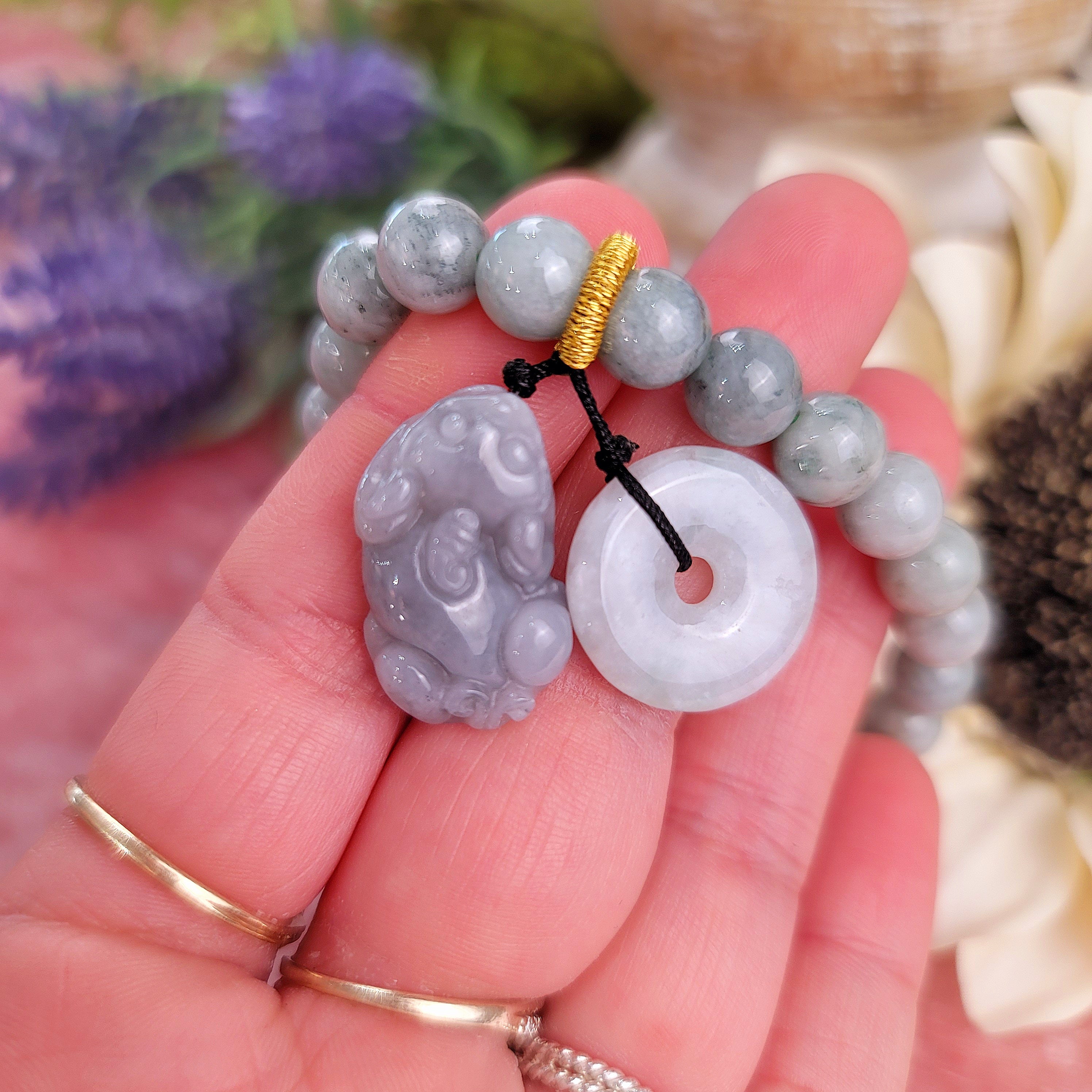 Jade Pixiu Bracelet for Acceptance and Peace and Serenity