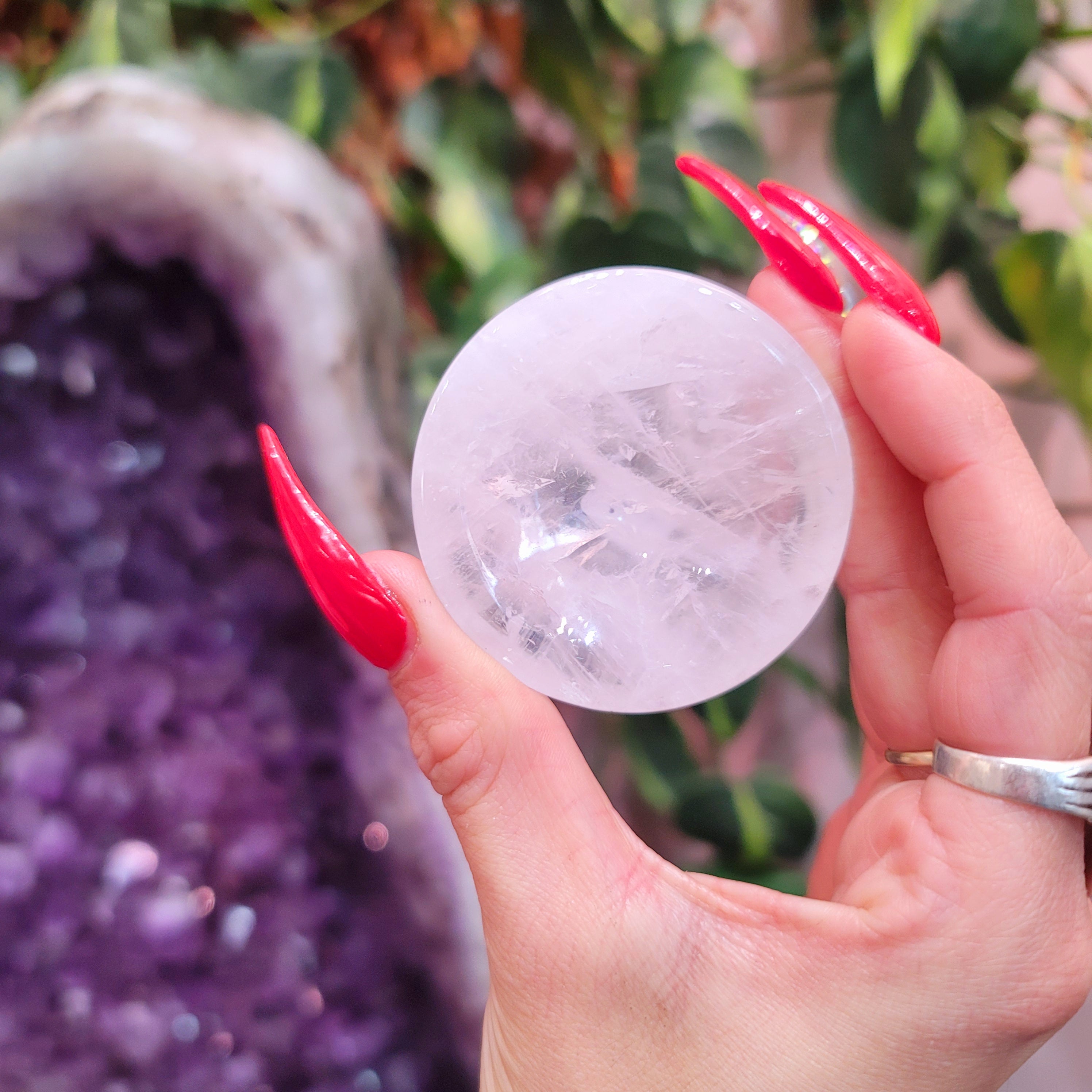 Clear Quartz Mini Bowl for Amplification, Manifestation and Healing