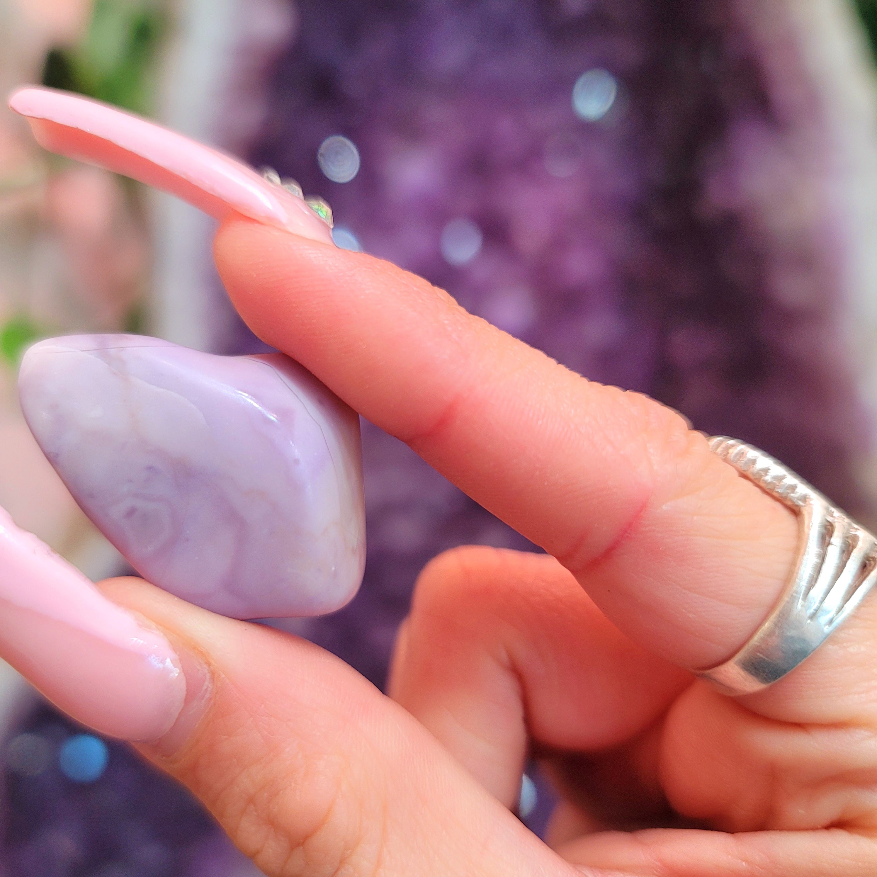 Tiffany Stone Tumble for Connecting with Higher Realms