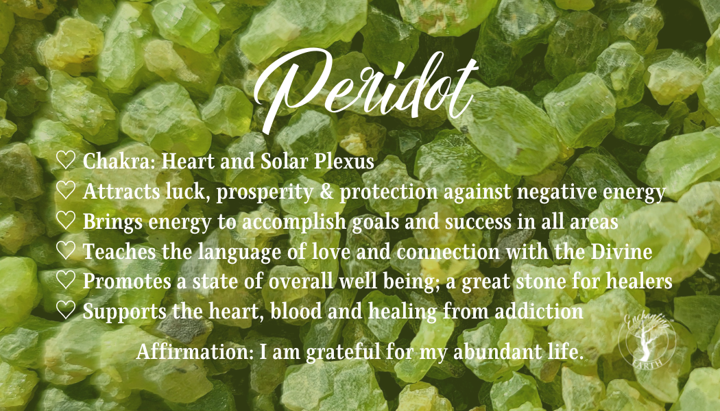 Garnet and Peridot Bracelet for Grounding, Health and Strength