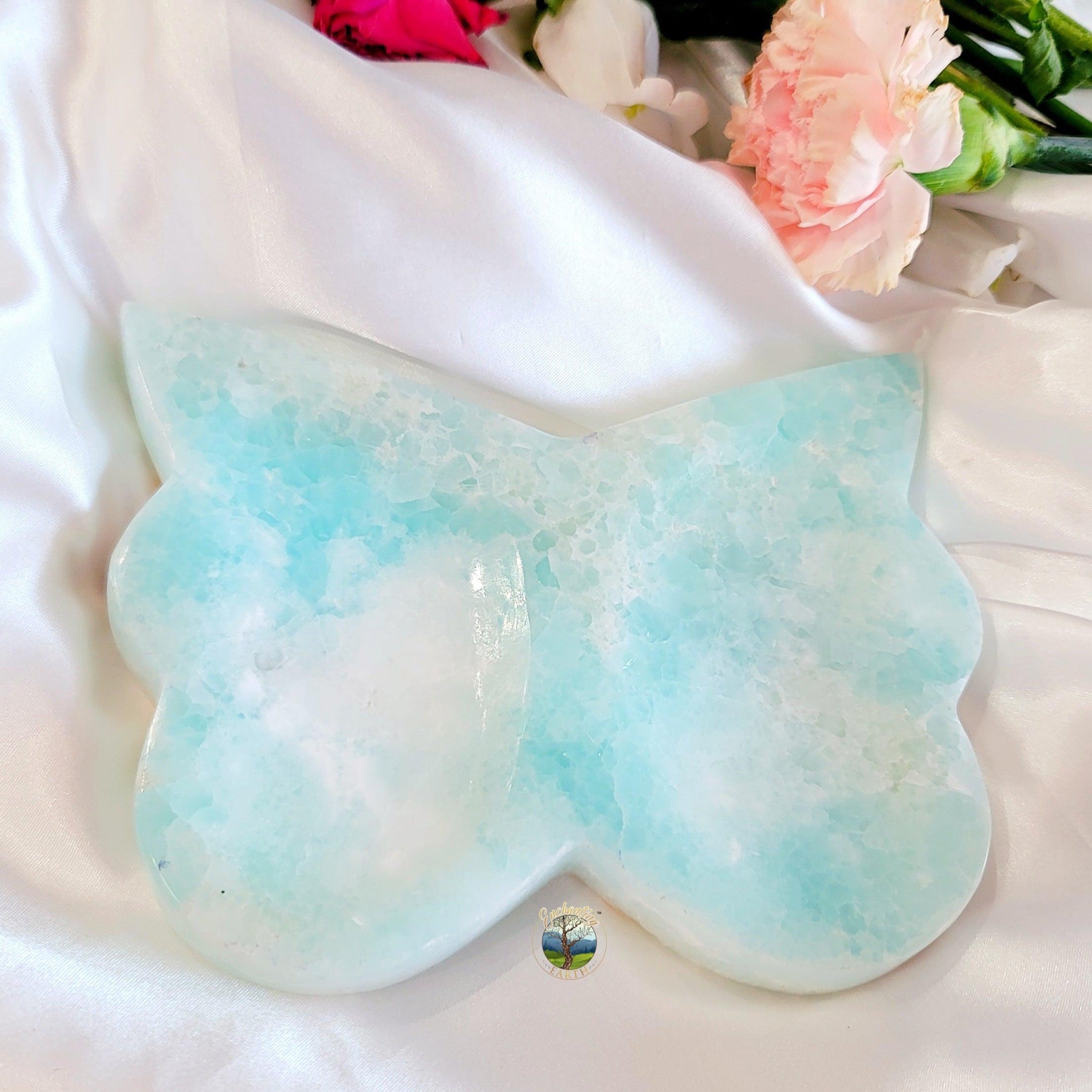 🦋Enchanting Exclusive🦋 Blue Calcite Butterfly Bowl