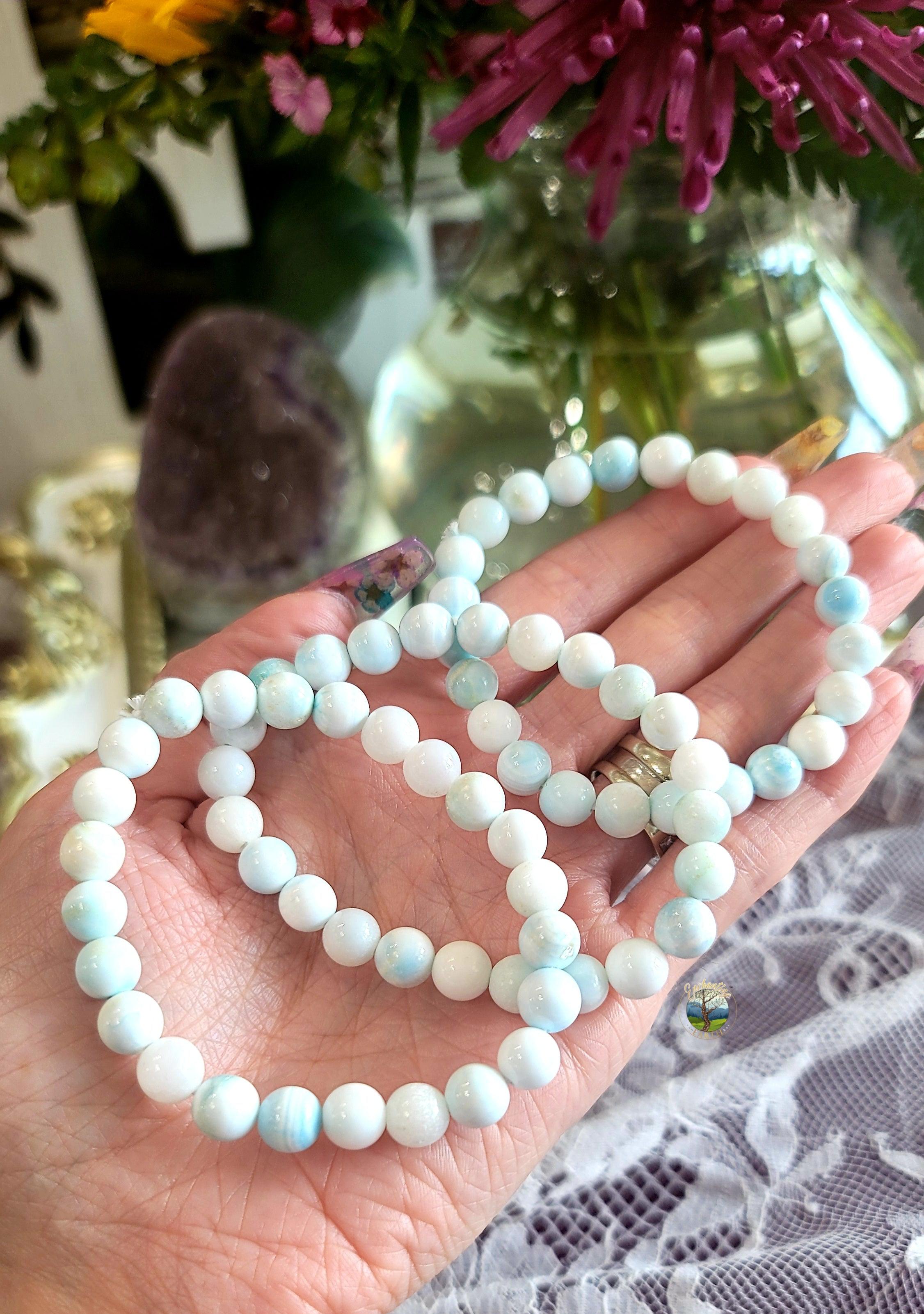 Hemimorphite Bracelet for Enhanced Healing, Protection Against Malicious Intentions & Well-being
