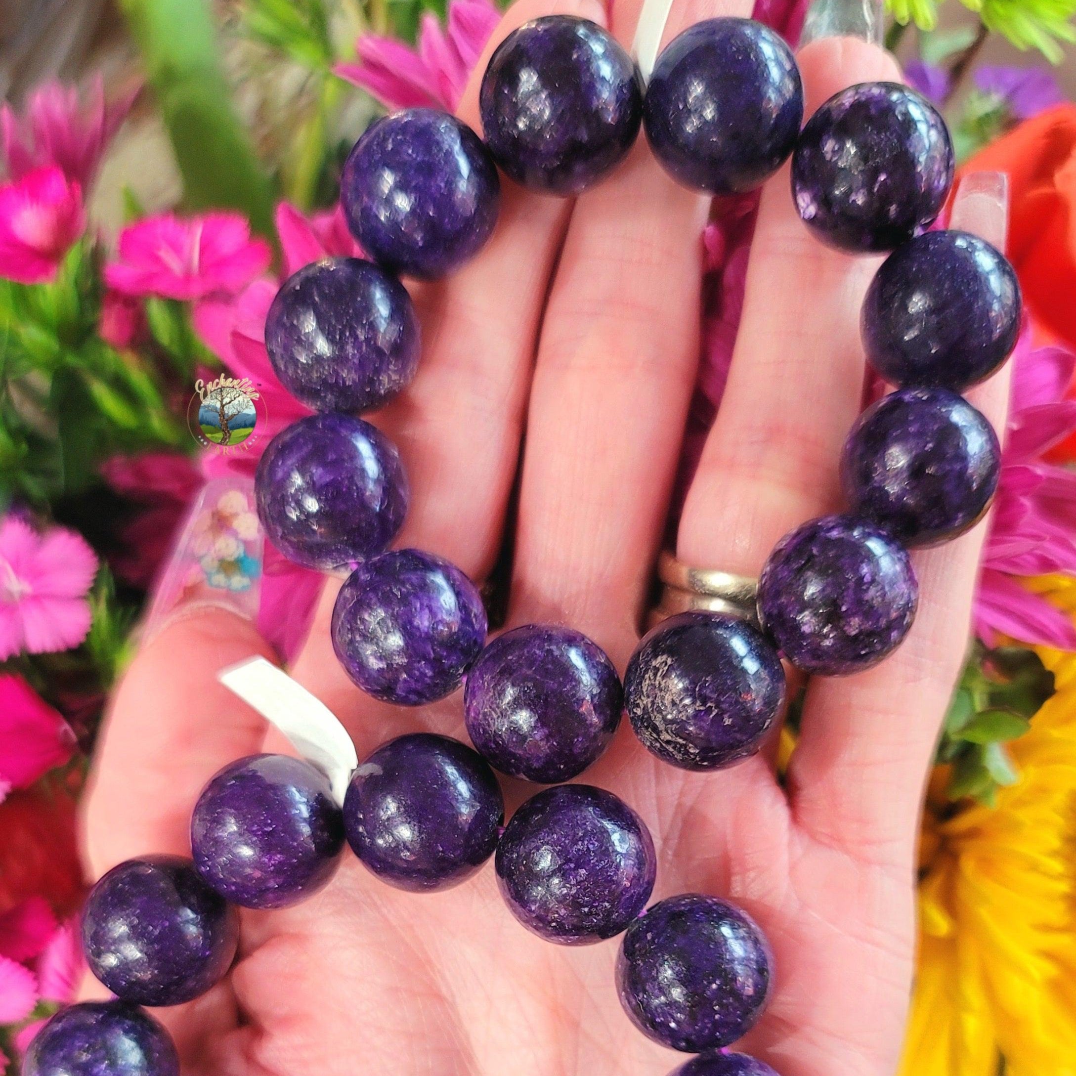 AAA Lepidolite Bracelet for Anxiety Support, Joy and Stress Relief