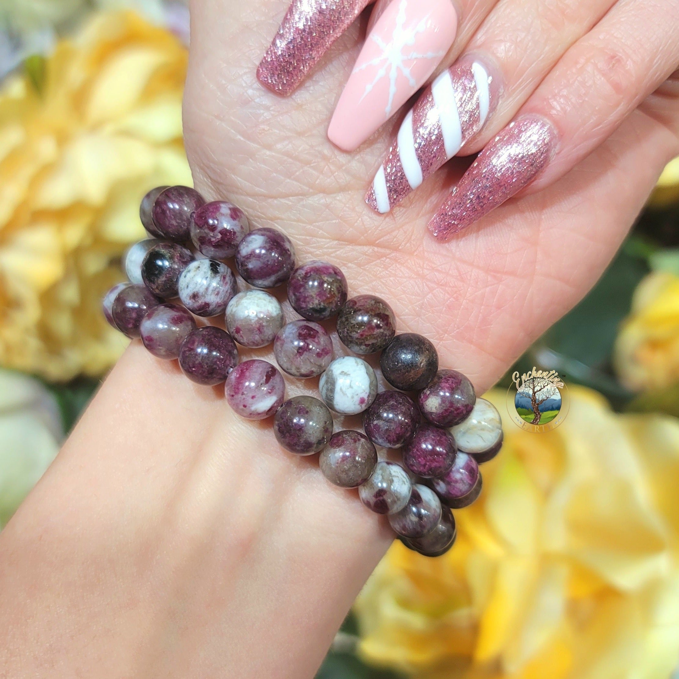 Rubellite Red Tourmaline Bracelet for Inspiration and Passion