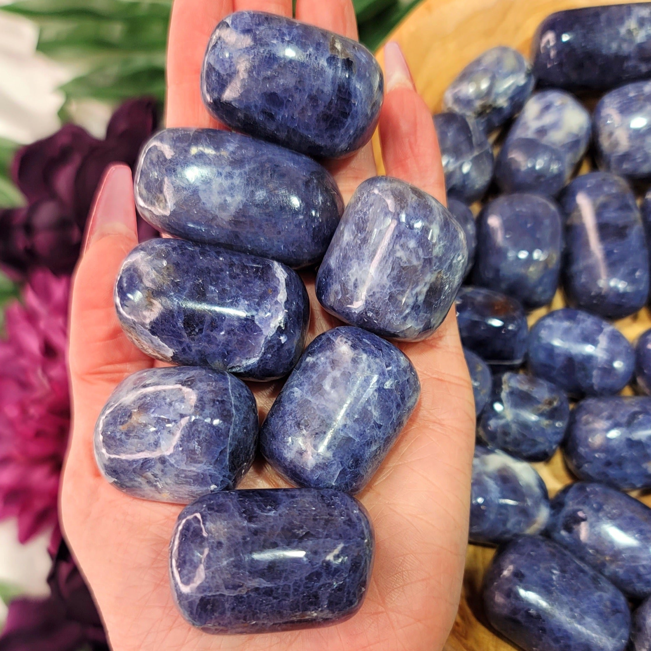 Iolite Jumbo Tumble for Sharp Intuition & Visions