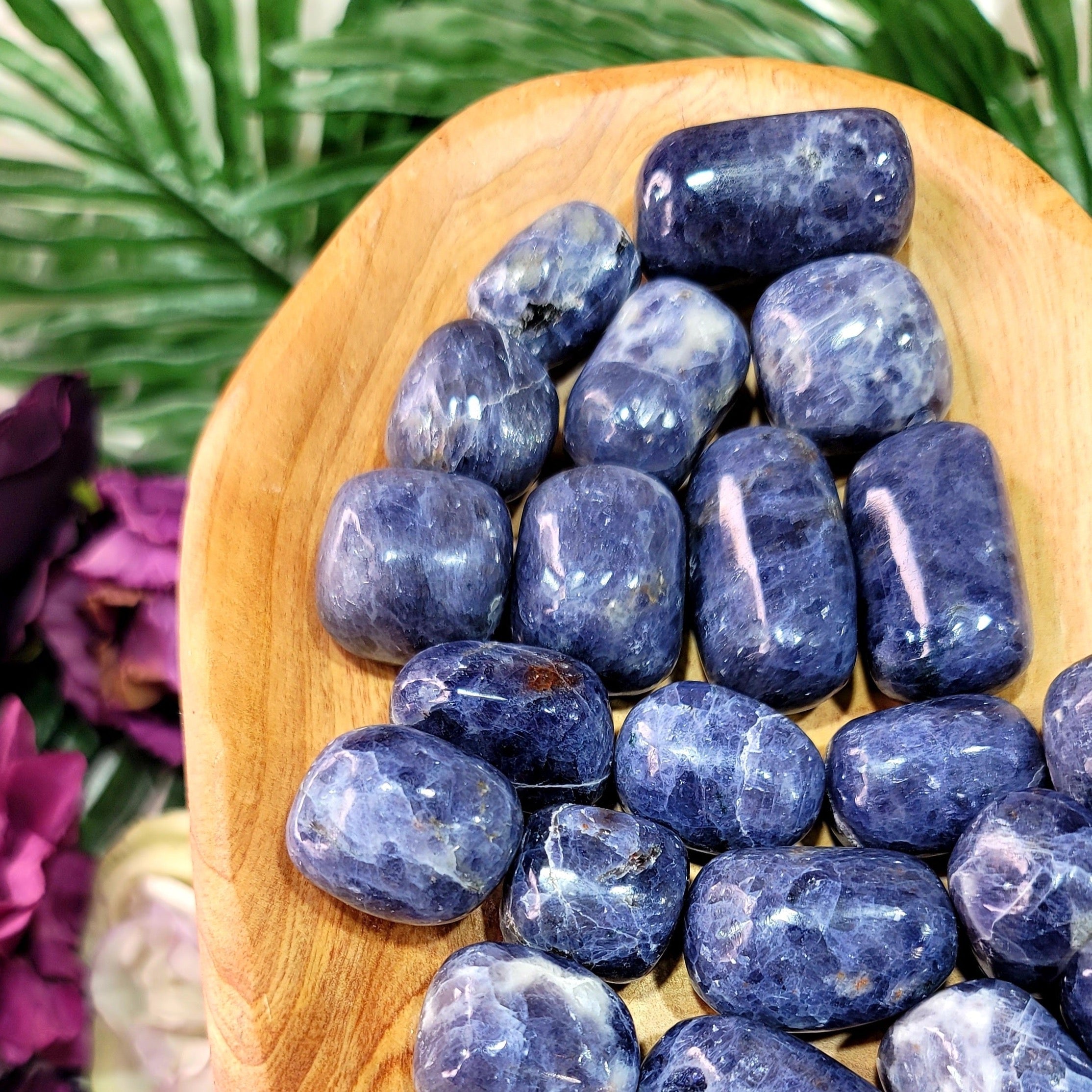 Iolite Jumbo Tumble for Sharp Intuition & Visions