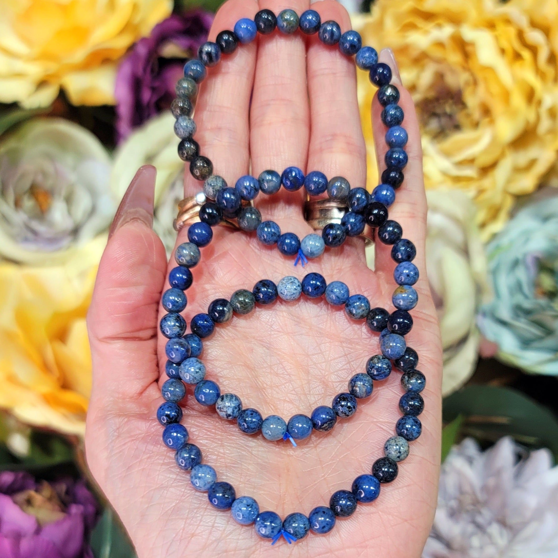 Dumortierite Bracelet for Discipline, Meditation and Mental