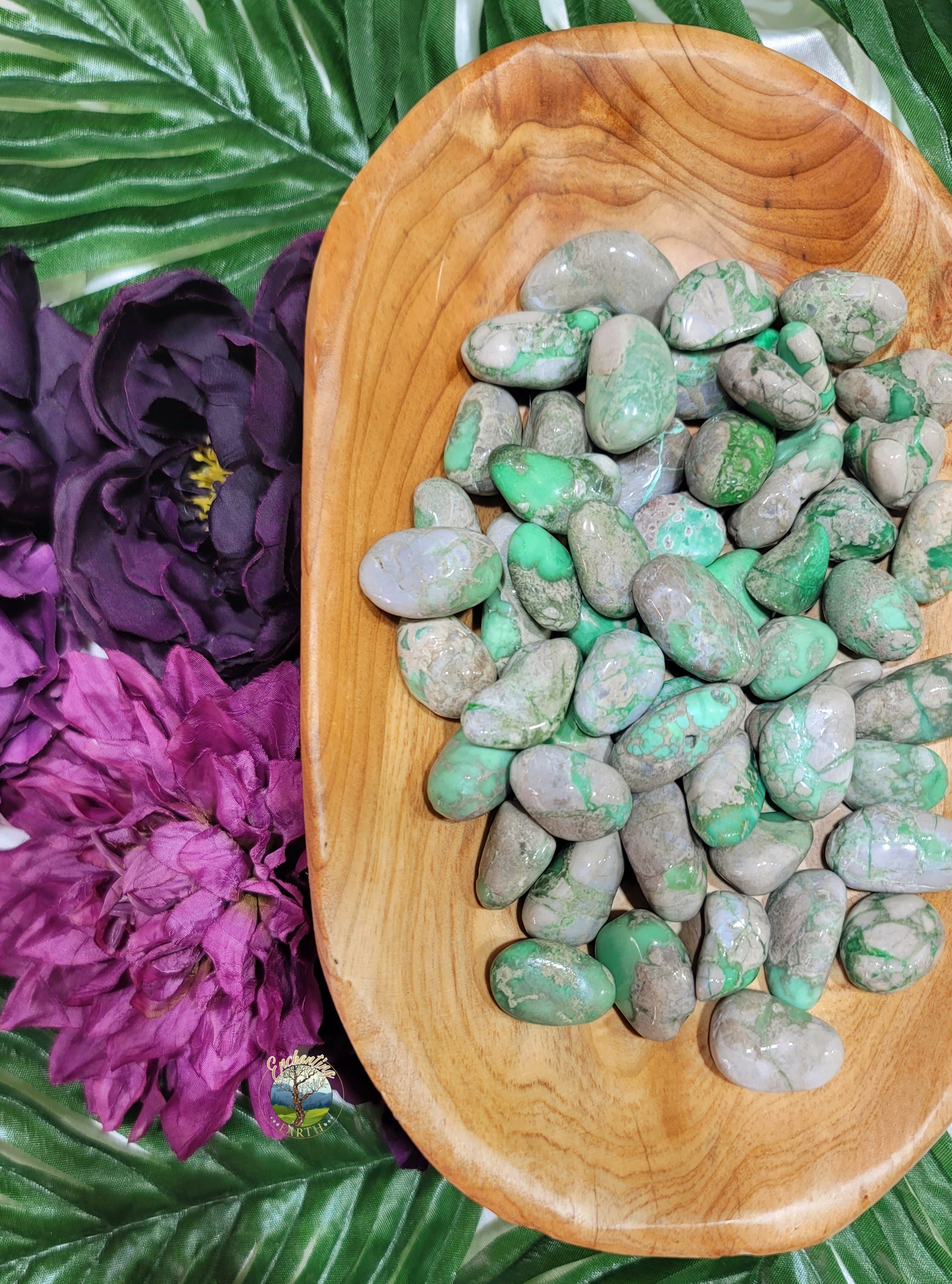 Variscite Tumble (A Grade) for Emotional Healing, Joy, Love and Prosperity