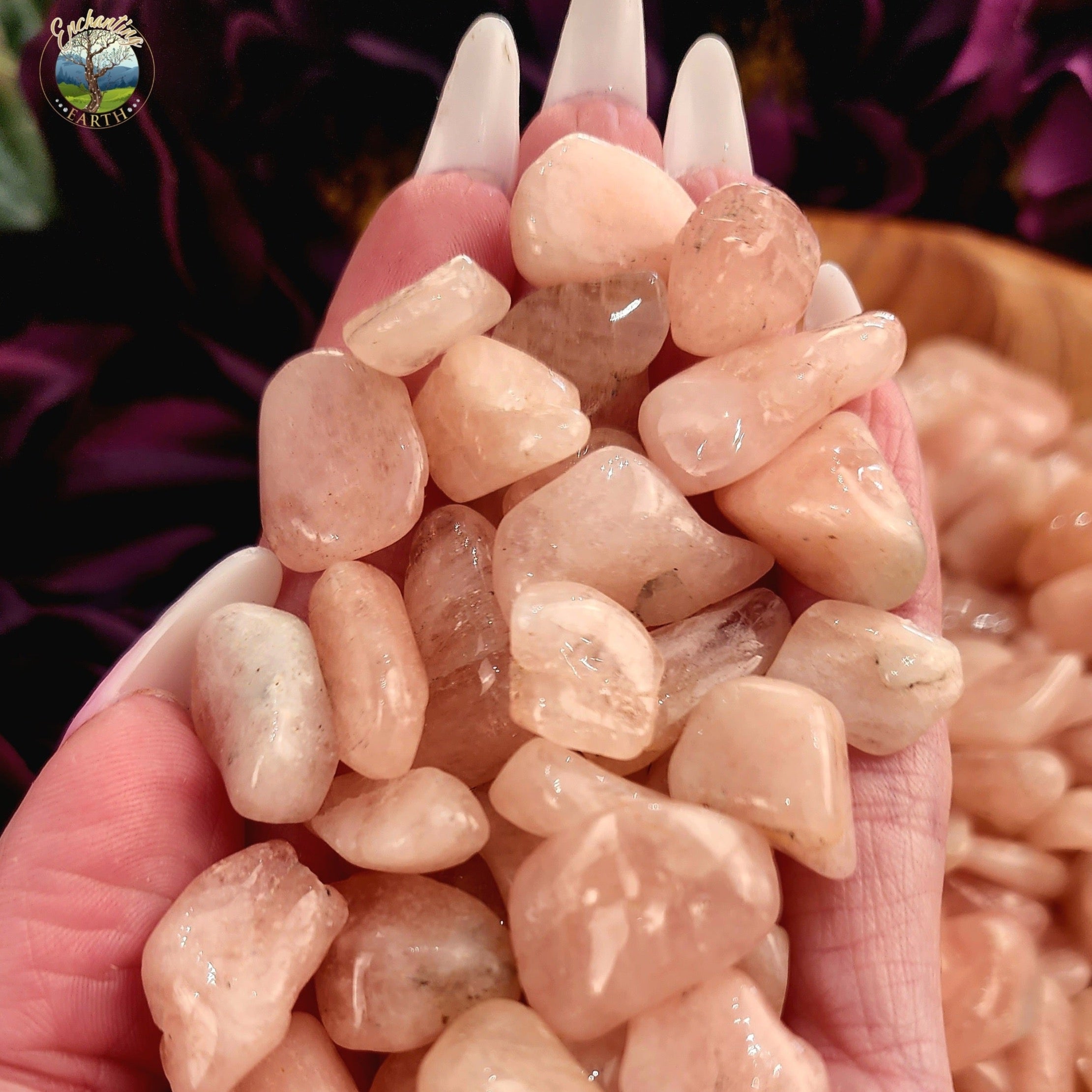 Morganite Tumble for Experiencing Divine Love and Heart Healing