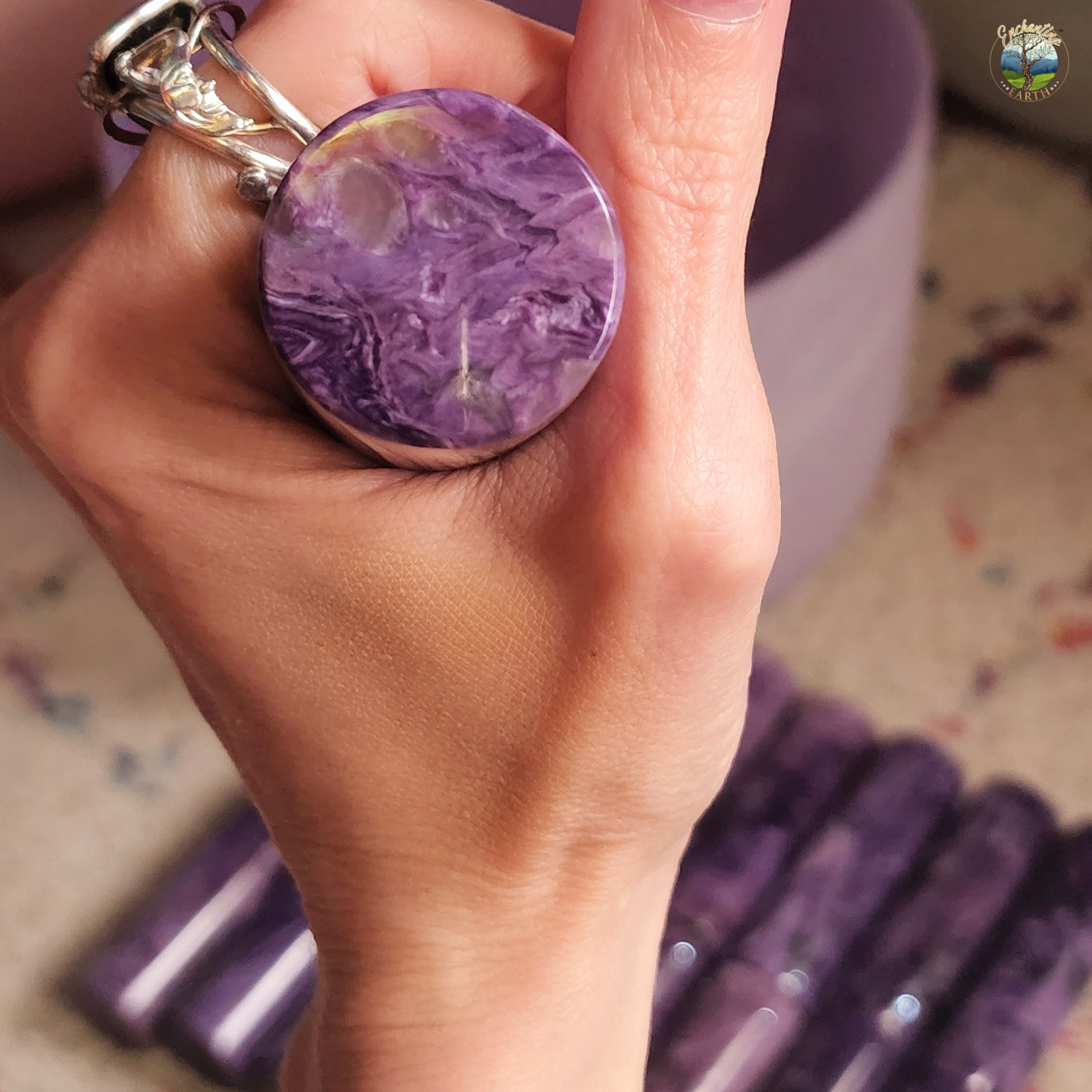 Charoite Harmonizer for Enhancing Meditation, Intuition, Strength and Transformation