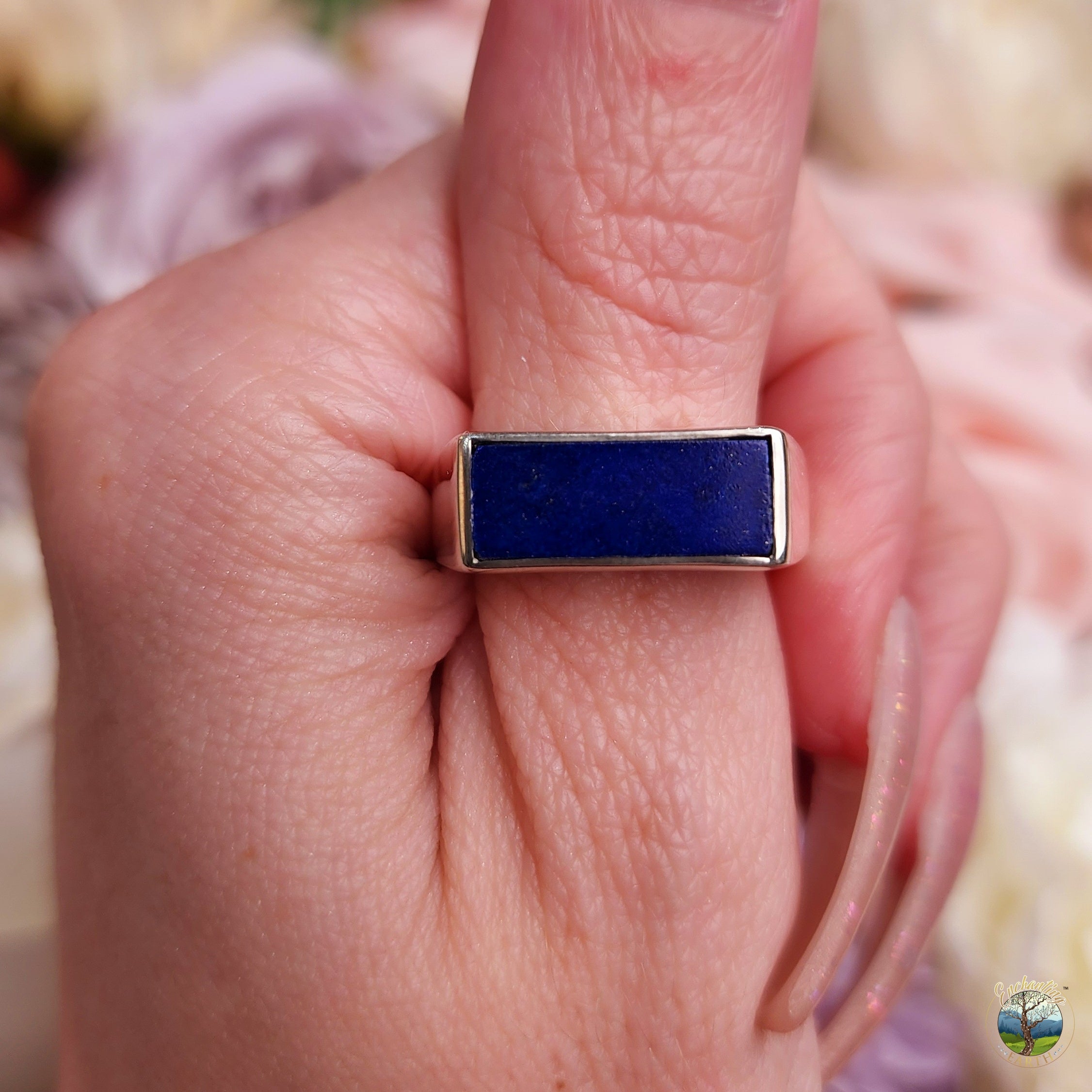Lapis Lazuli Ring .925 Silver for Power