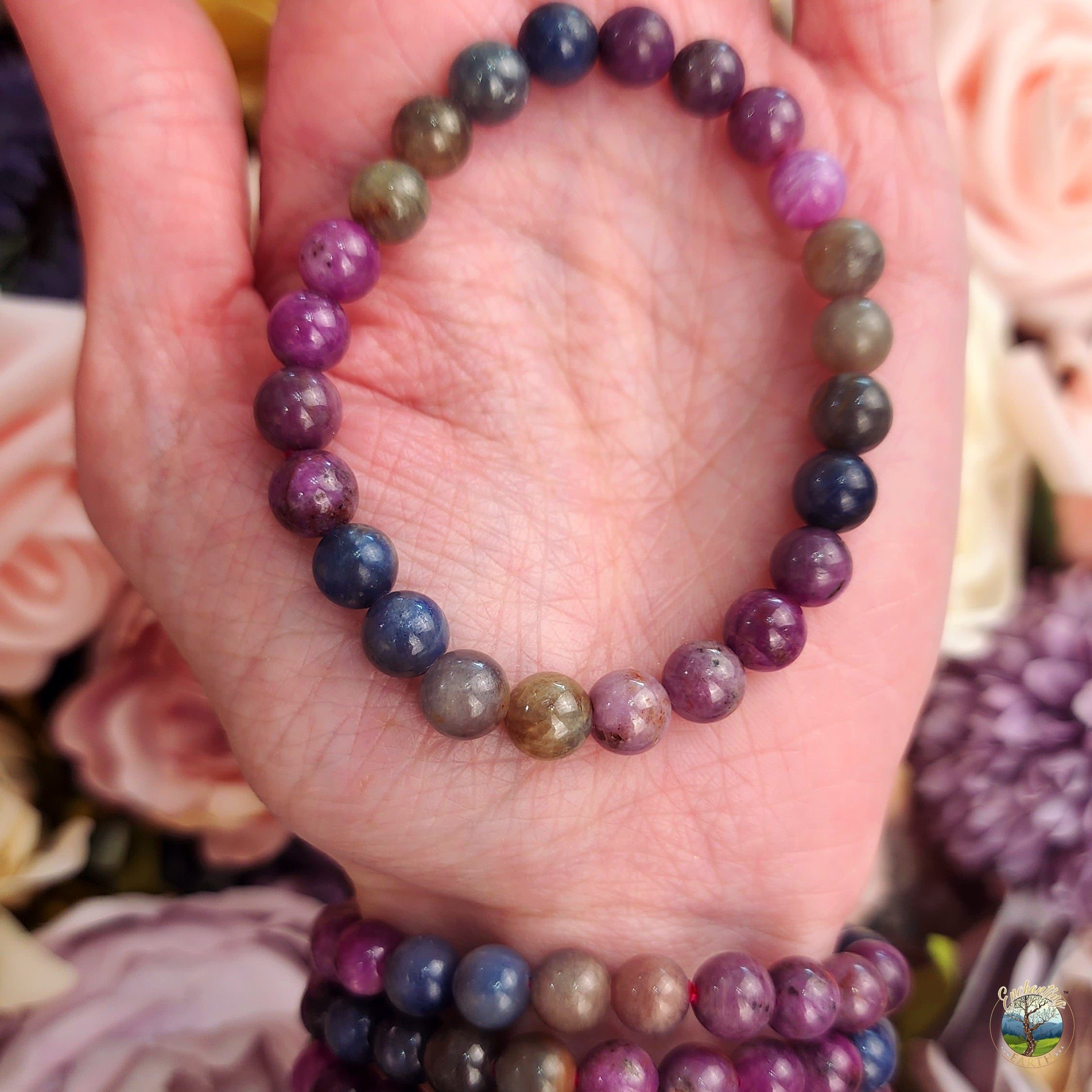 Ruby Sapphire Bracelet for Passion, Truth and Wisdom