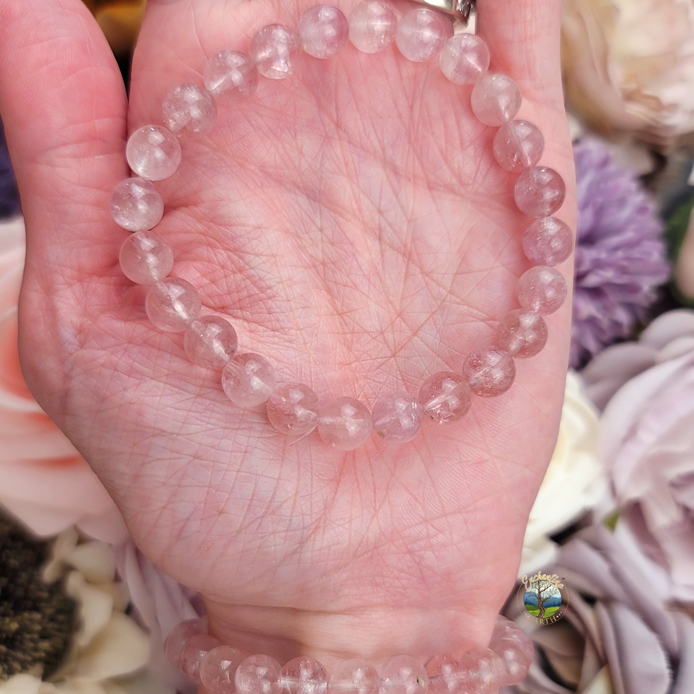 Pink Tourmaline Bracelet (Gem Grade) for Emotional Healing, Joy and Love