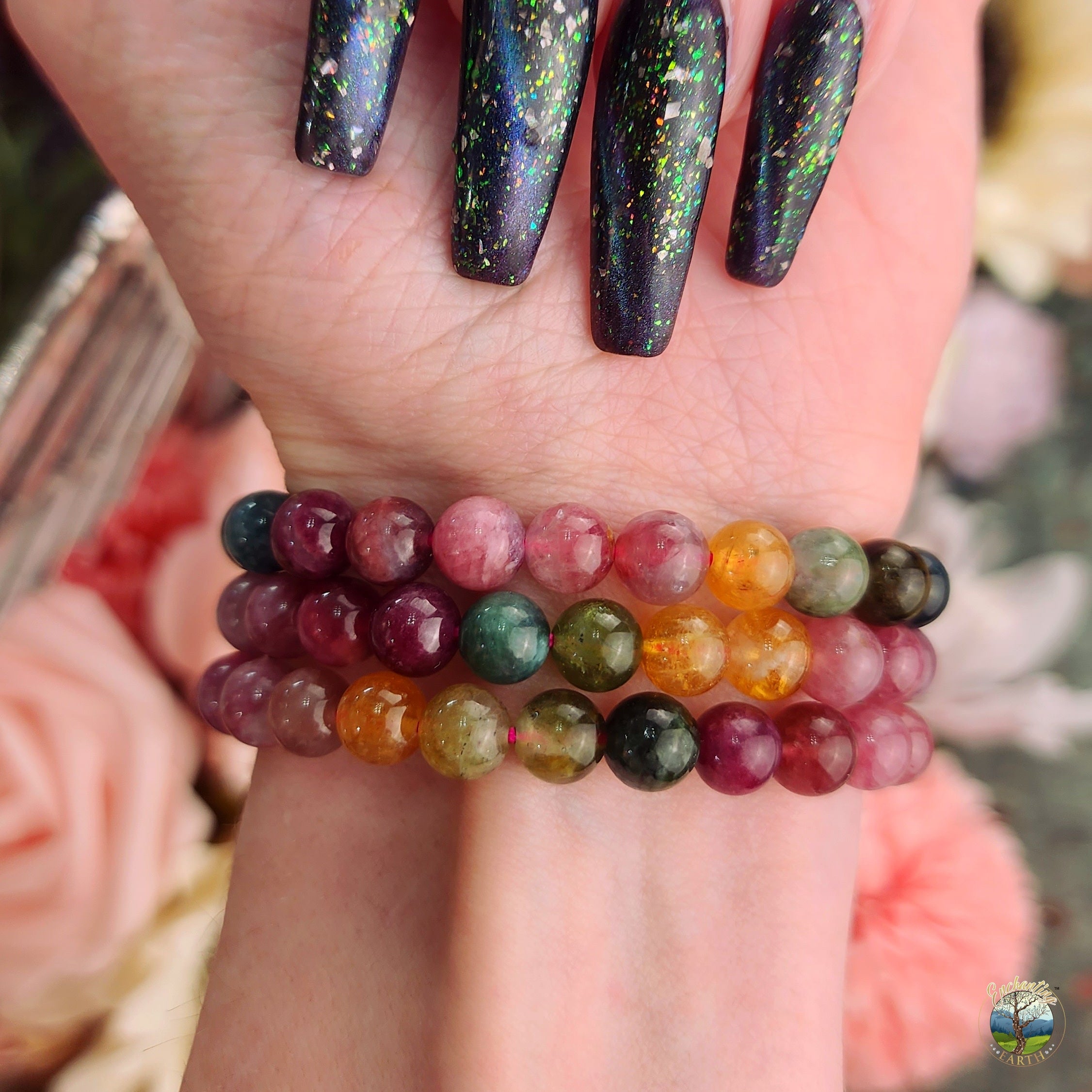 Tourmaline Mix Bracelet (High Quality) for Joy and Protection