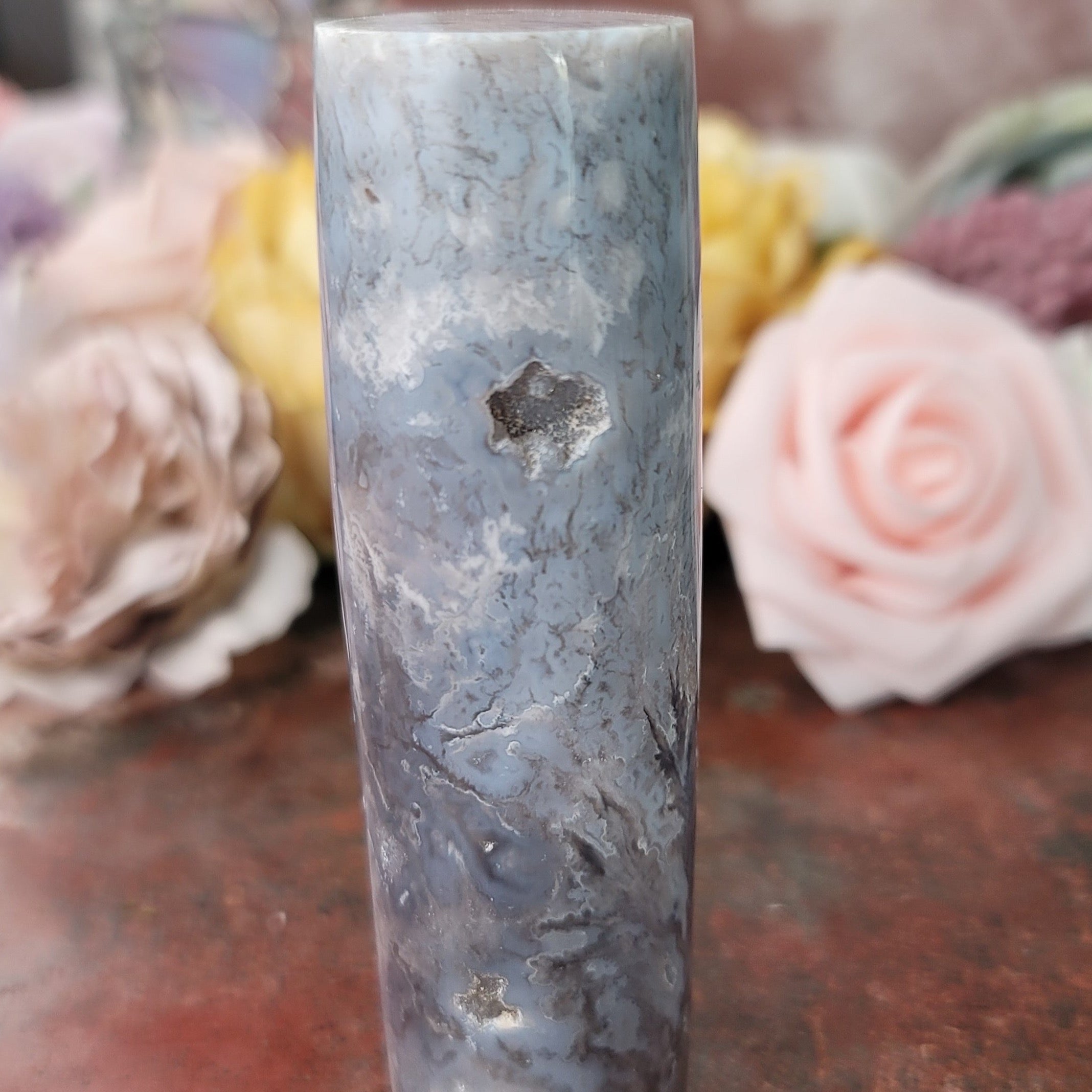 Lavender Plume Agate Harmonizer for Serenity