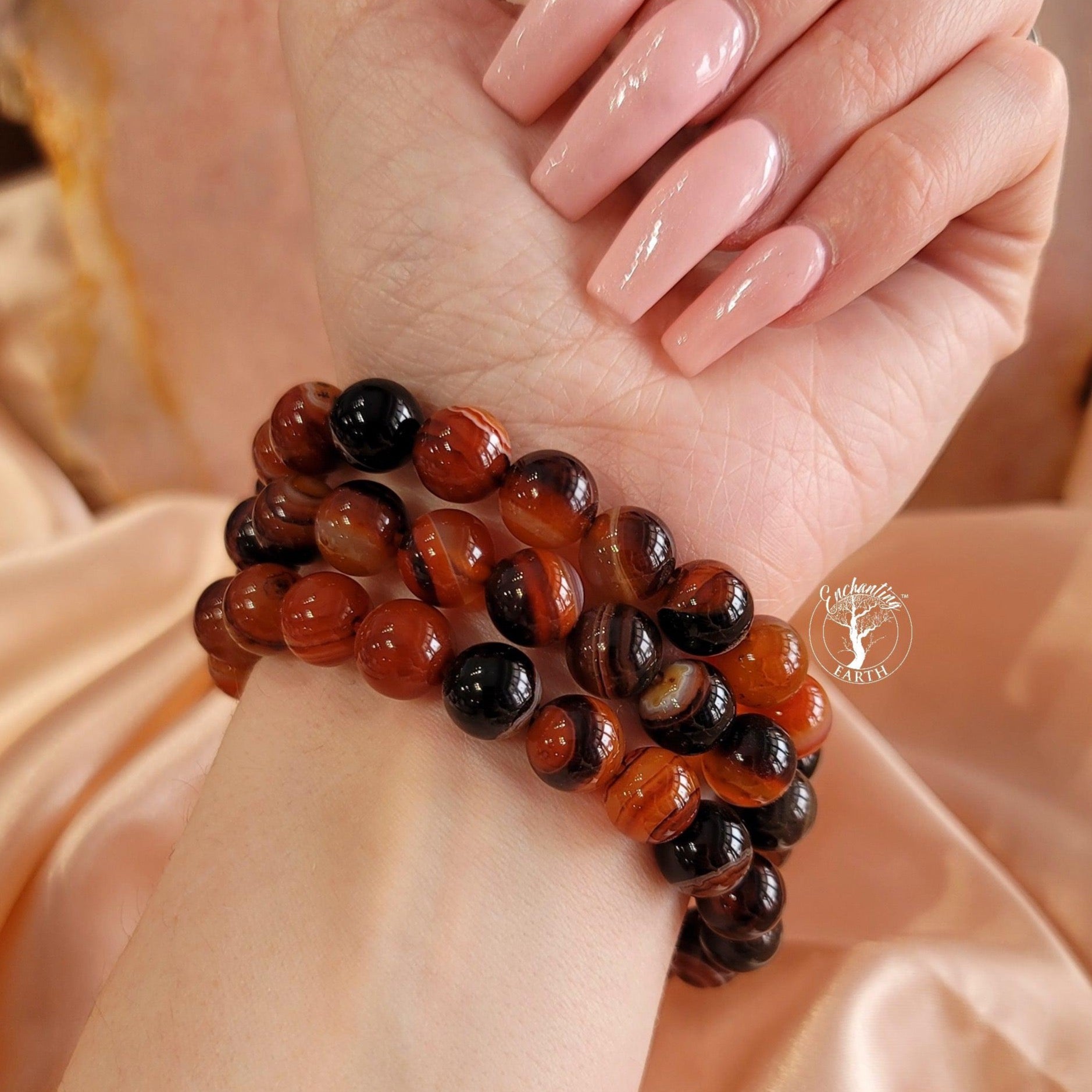 Silk Agate Bracelet