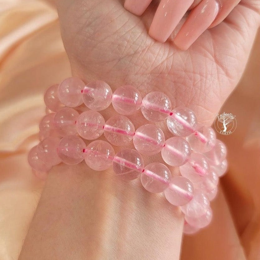 Rose Quartz Bracelet for Opening Your Heart to Love