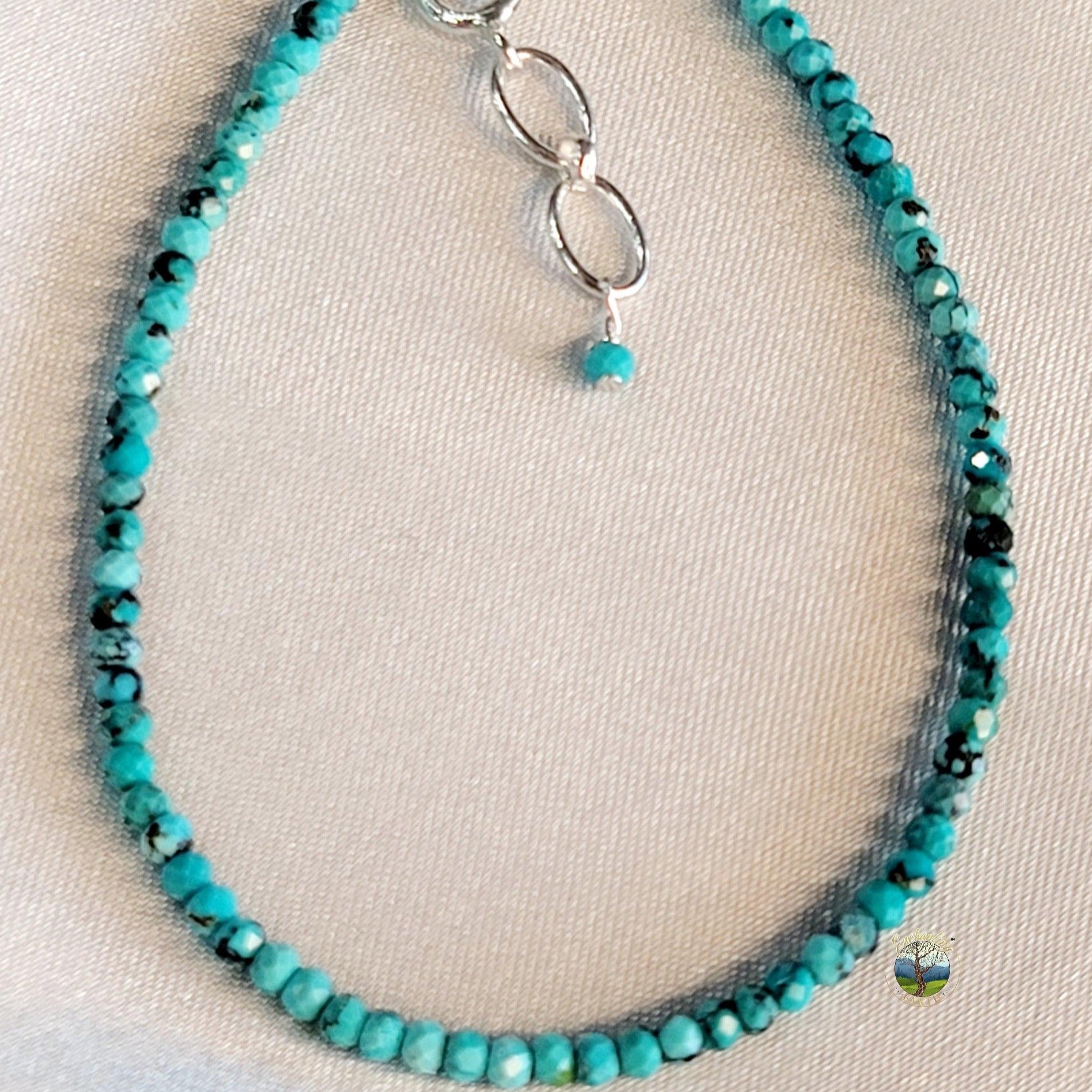 Turquoise Micro Faceted Bracelet