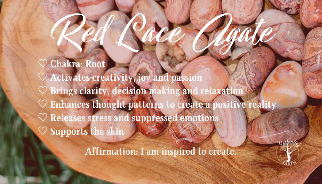 Red Lace Agate Harmonizer for Creating a Positive Reality