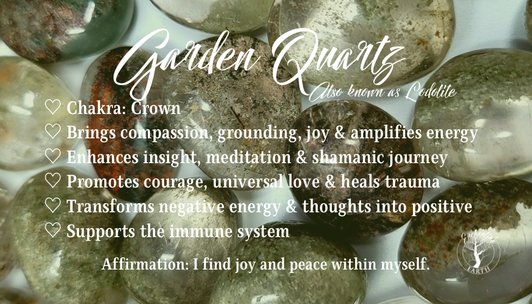 Garden Quartz Bracelet for Insight, Meditation & Shamanic Journey