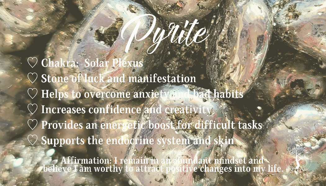 Pyrite Tumble for Good Luck and Prosperity
