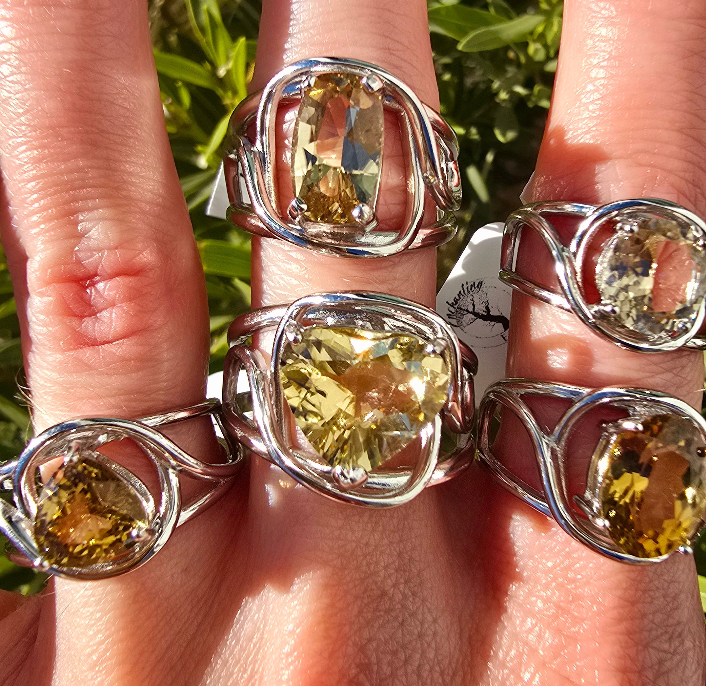 Enchanting Sinhalite Rings