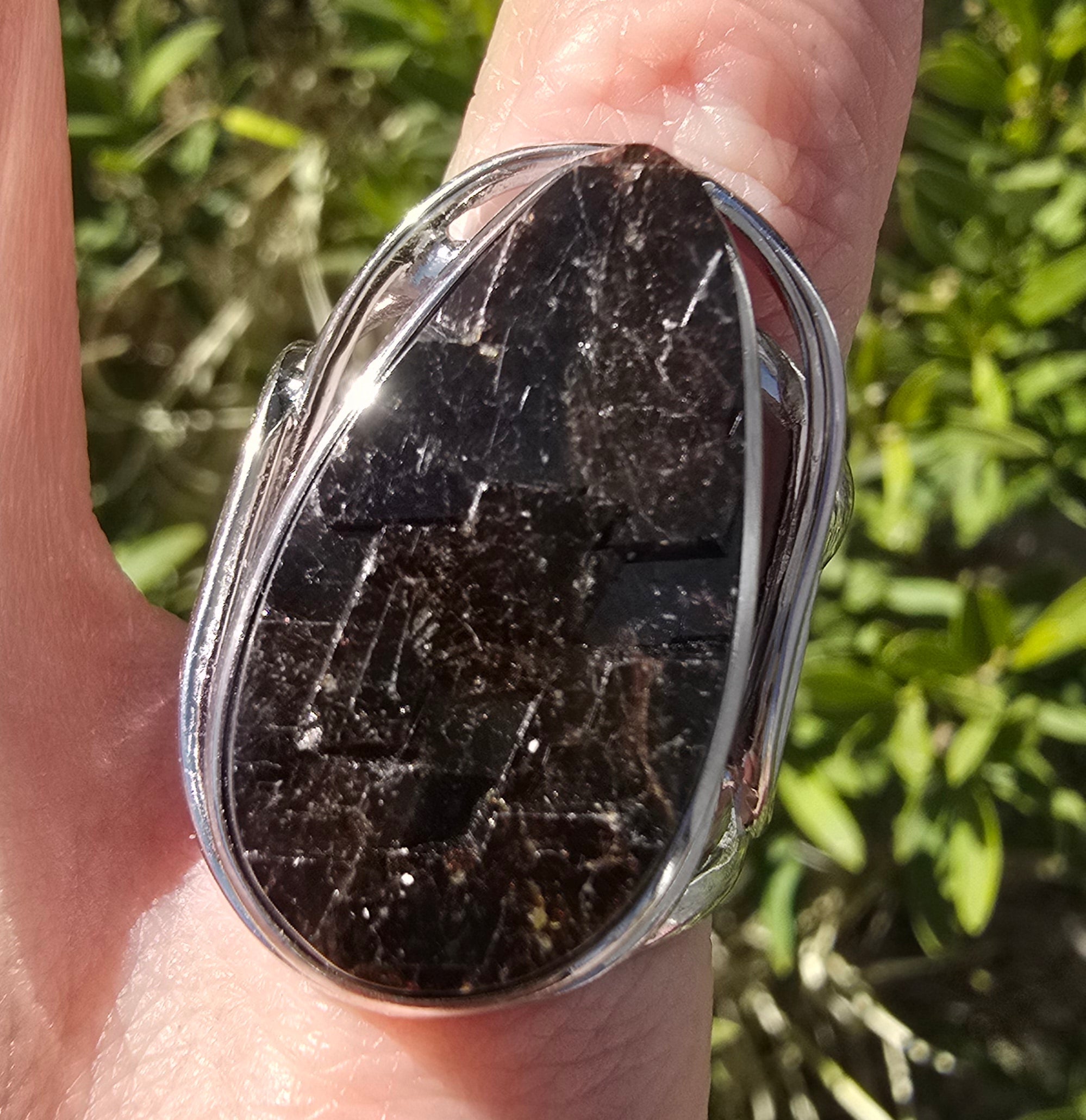 Enchanting Black Garnet Rings