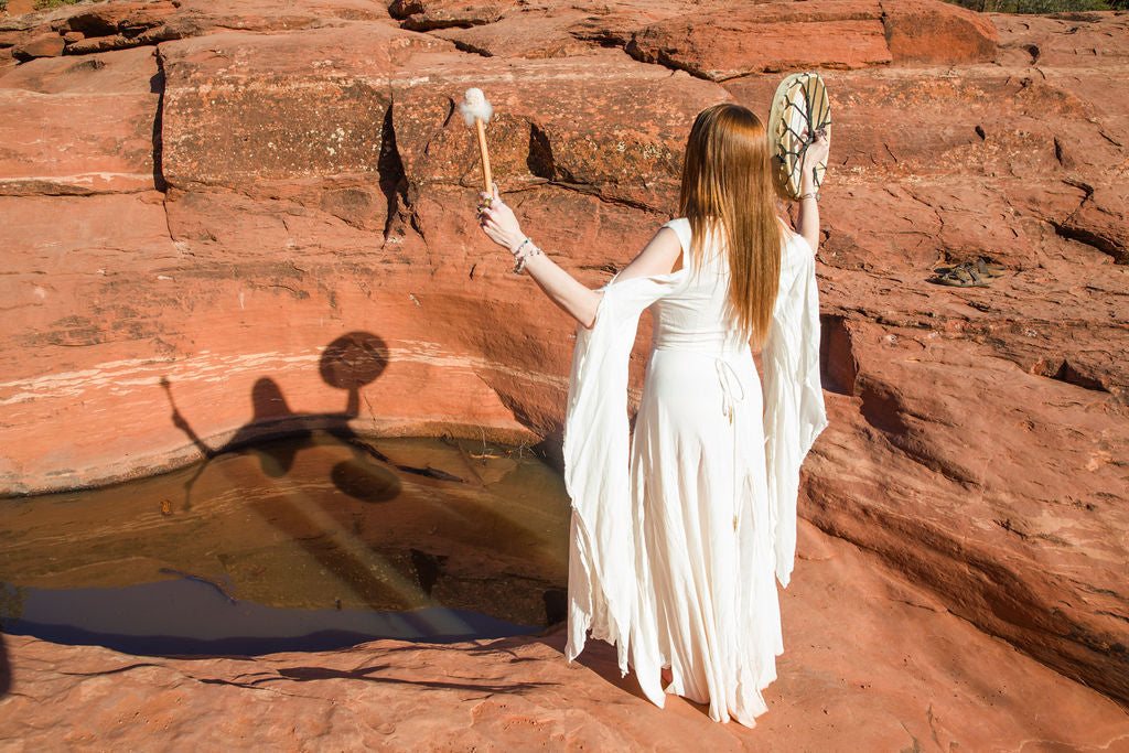 Jamie at the 7 Sacred Pools Energy Vortex in Sedona