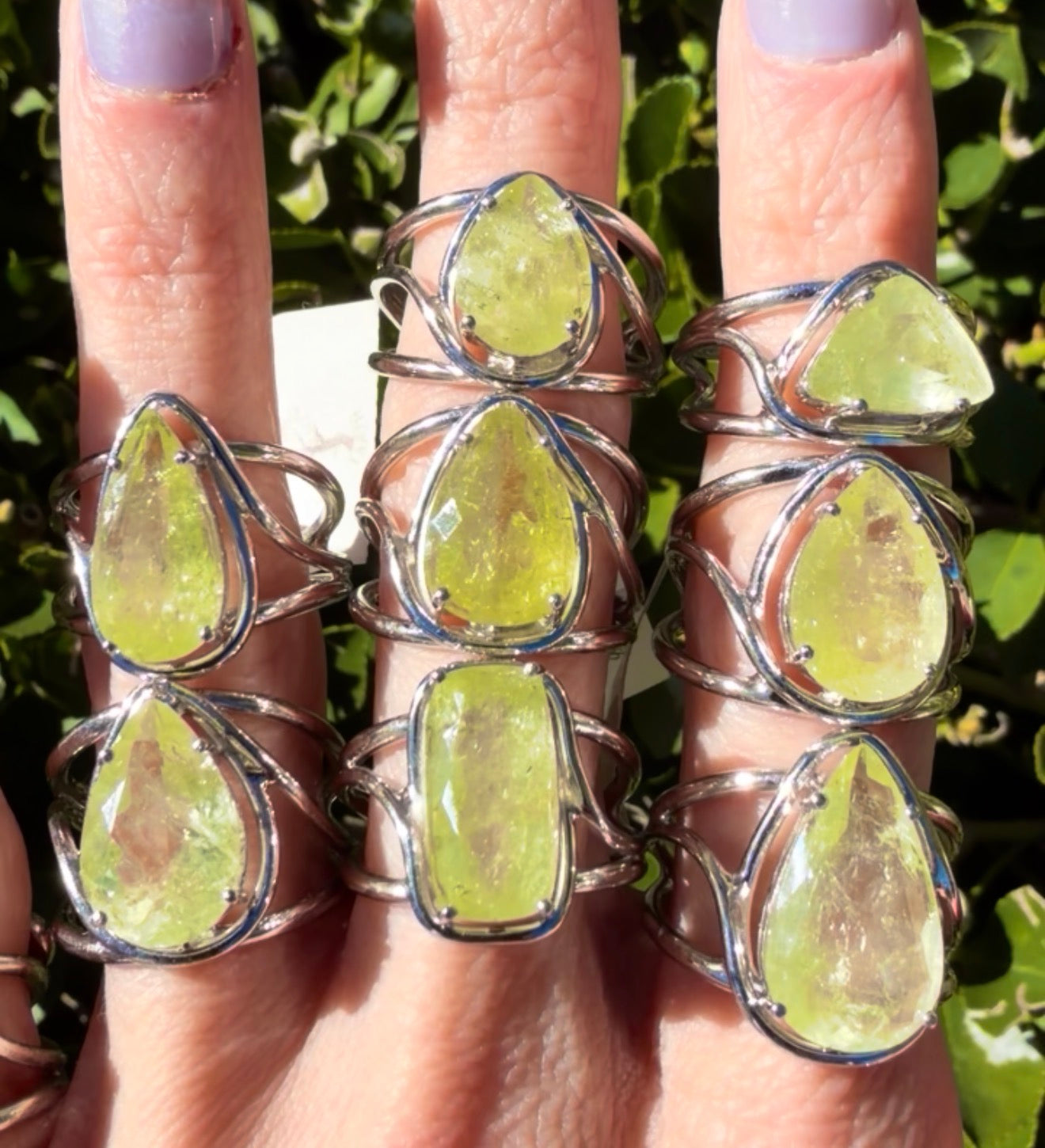 Enchanting Brazilianite Cuff Ring