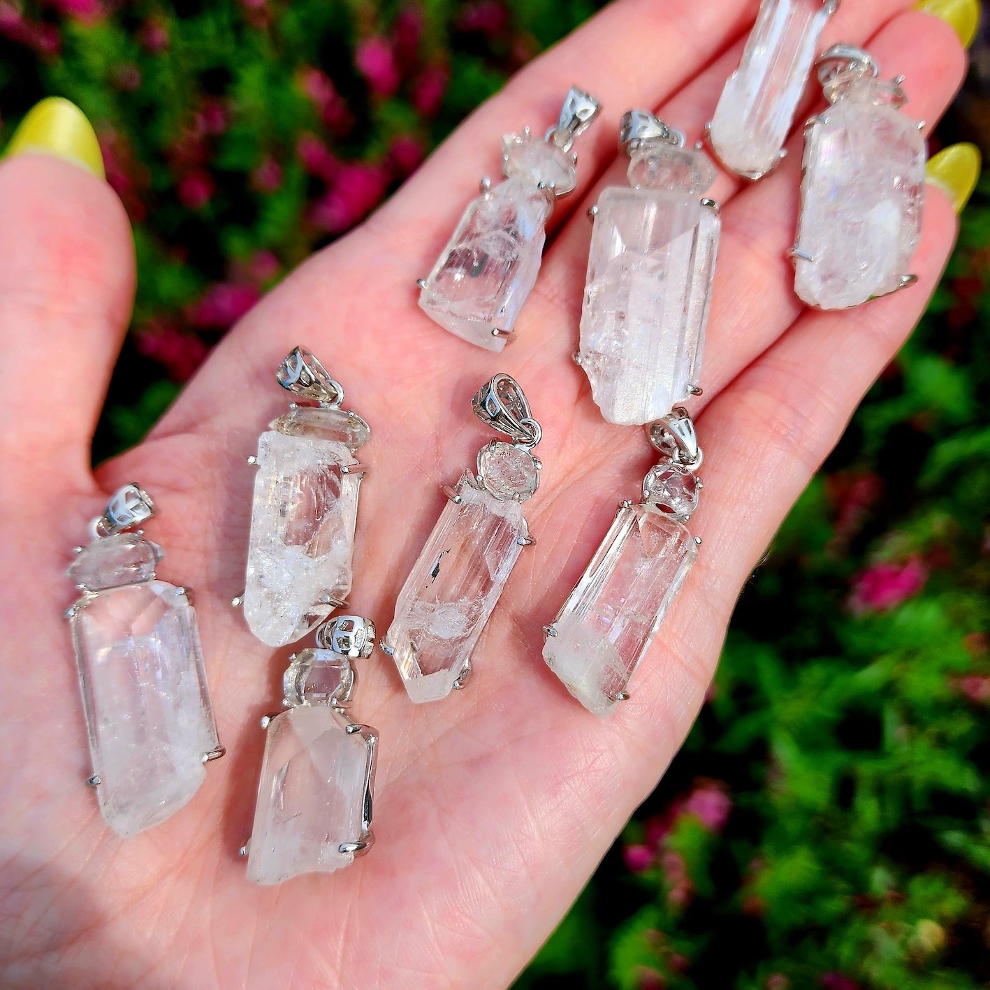 Enchanting Danburite Pendants