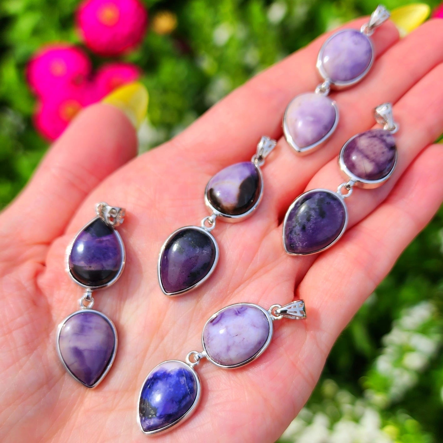 Enchanting Tiffany Stone Pendants