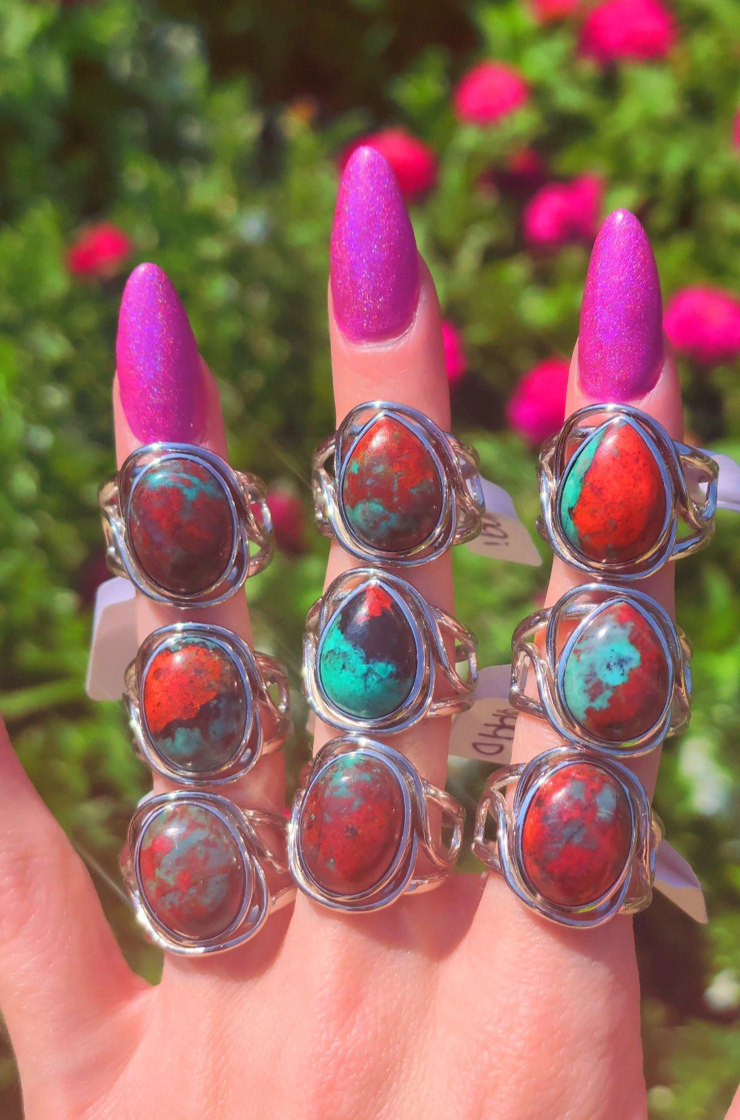 Enchanting Sonora Sunrise Finger Cuff Rings