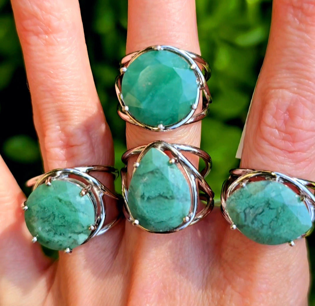Enchanting Verdite Rings